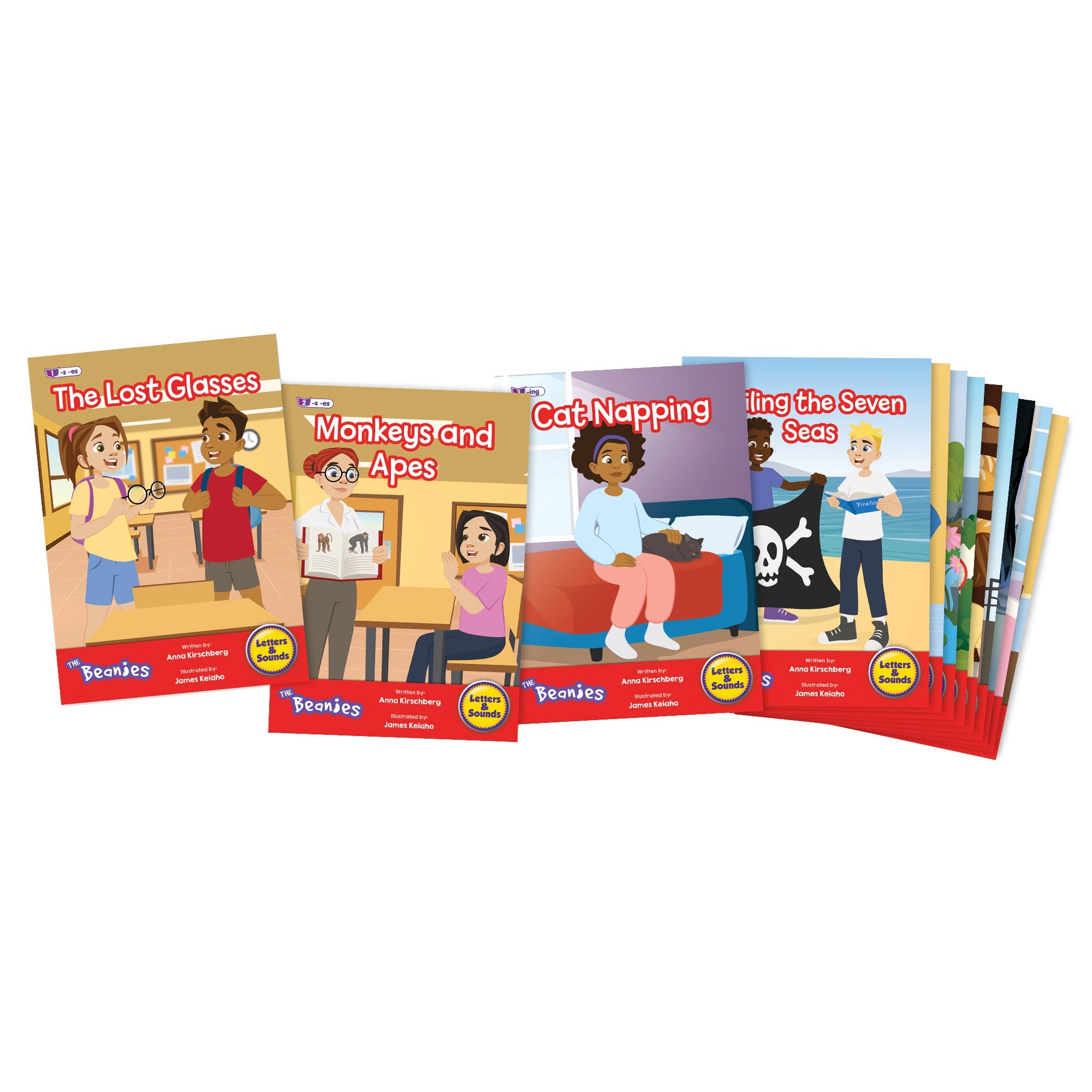 The Beanies - Hilo Set 2 Decodable Readers - Phase 6 - 6 Pack