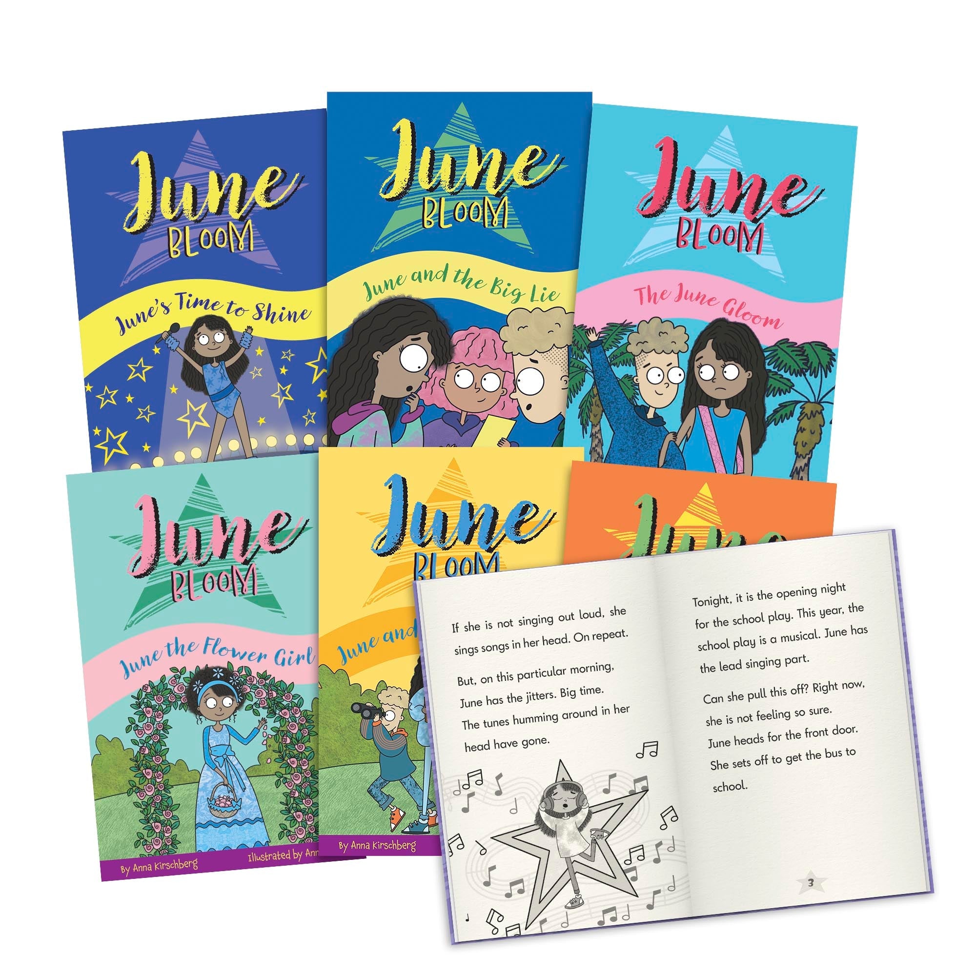 June Bloom - Decodable Chapter Books - Box Set - Vowel Sounds (phase 5)