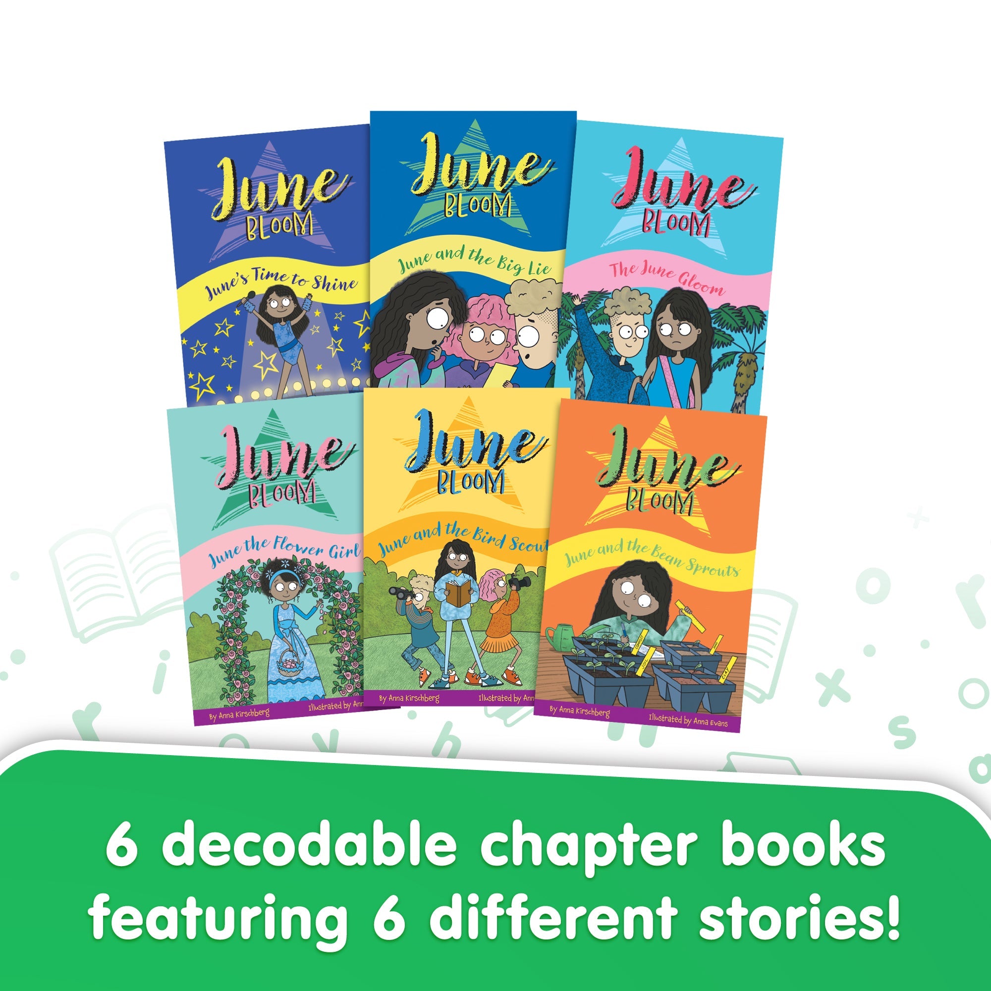 June Bloom - Decodable Chapter Books - Box Set - Vowel Sounds (phase 5)