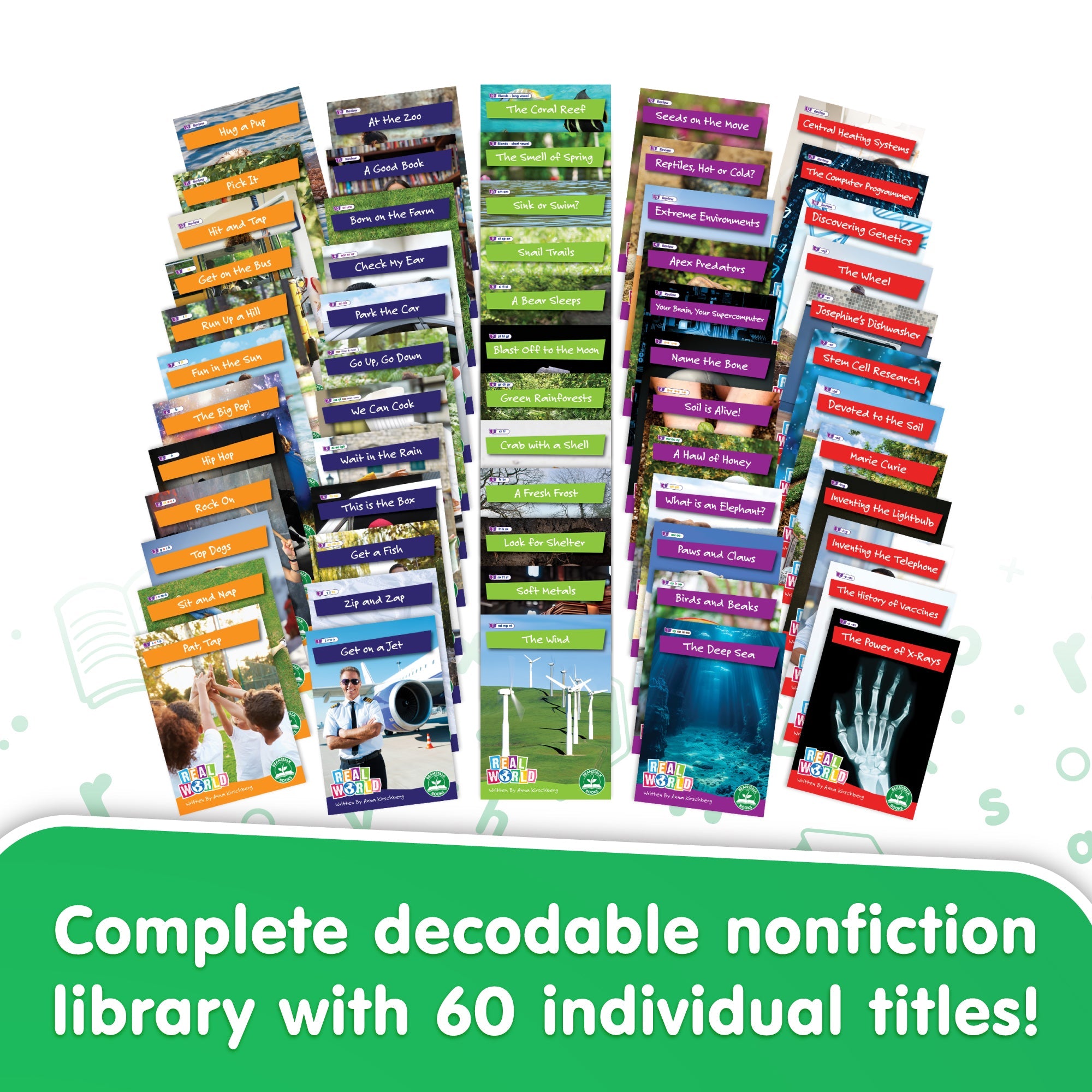 Real World Non-fiction Hi-lo Decodables Boxed Set