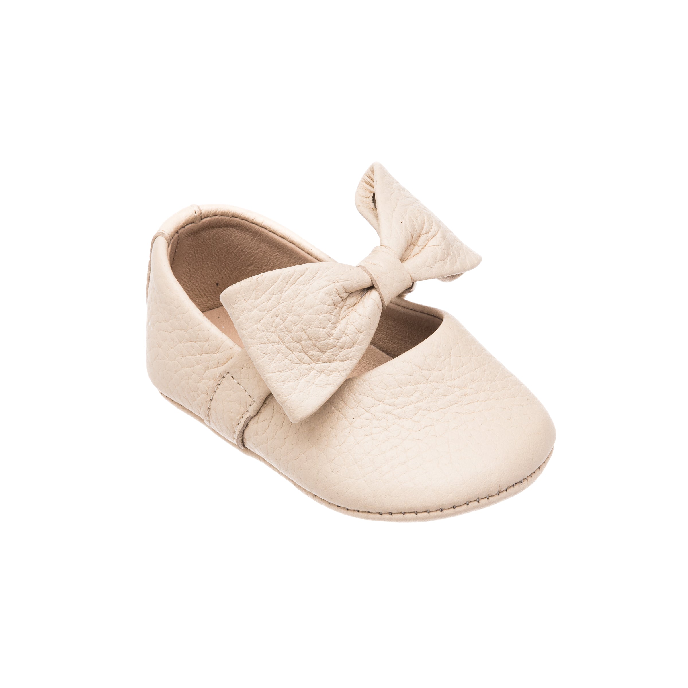 Baby Ballerina With Bow Cream