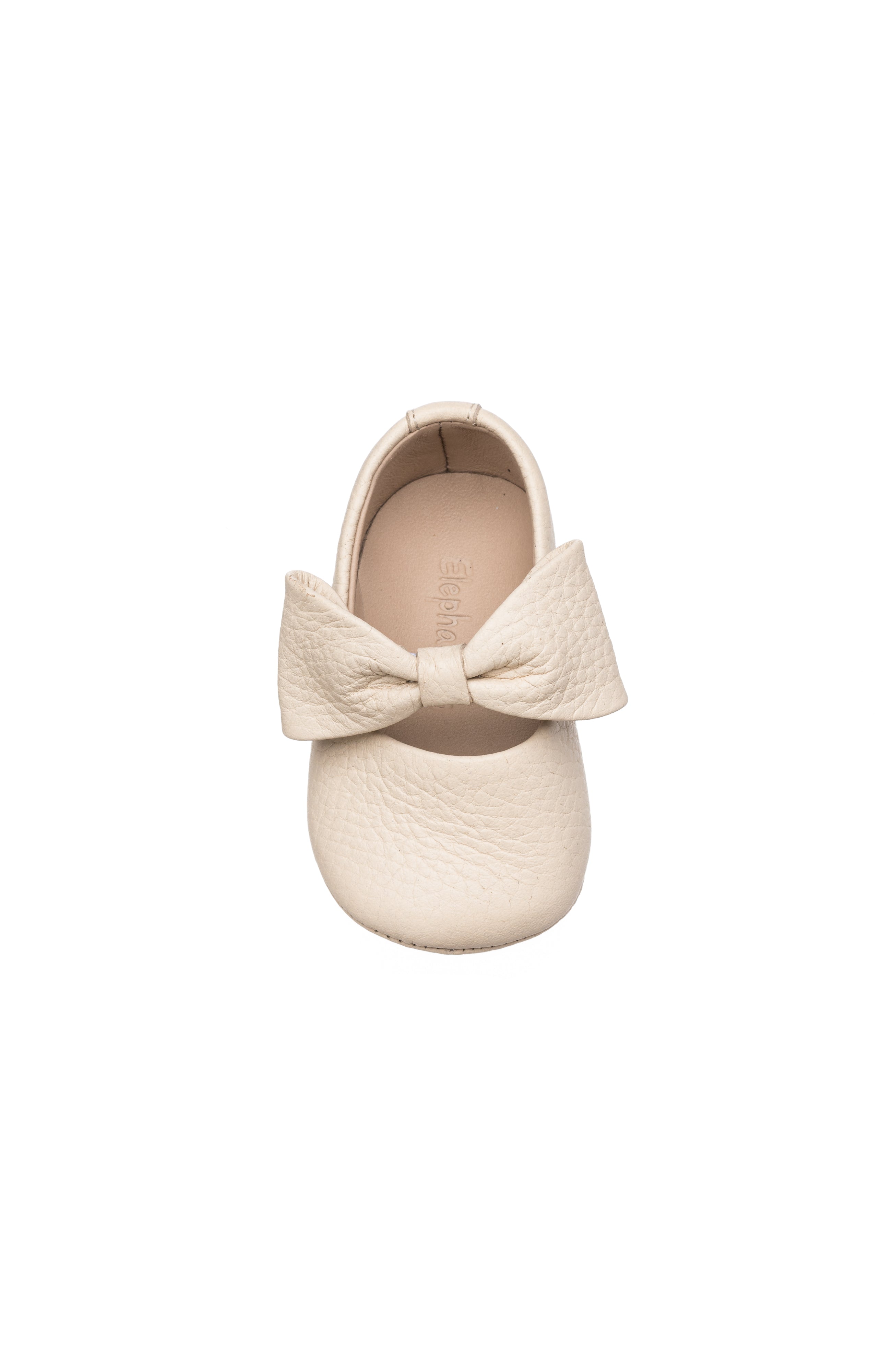 Baby Ballerina With Bow Cream