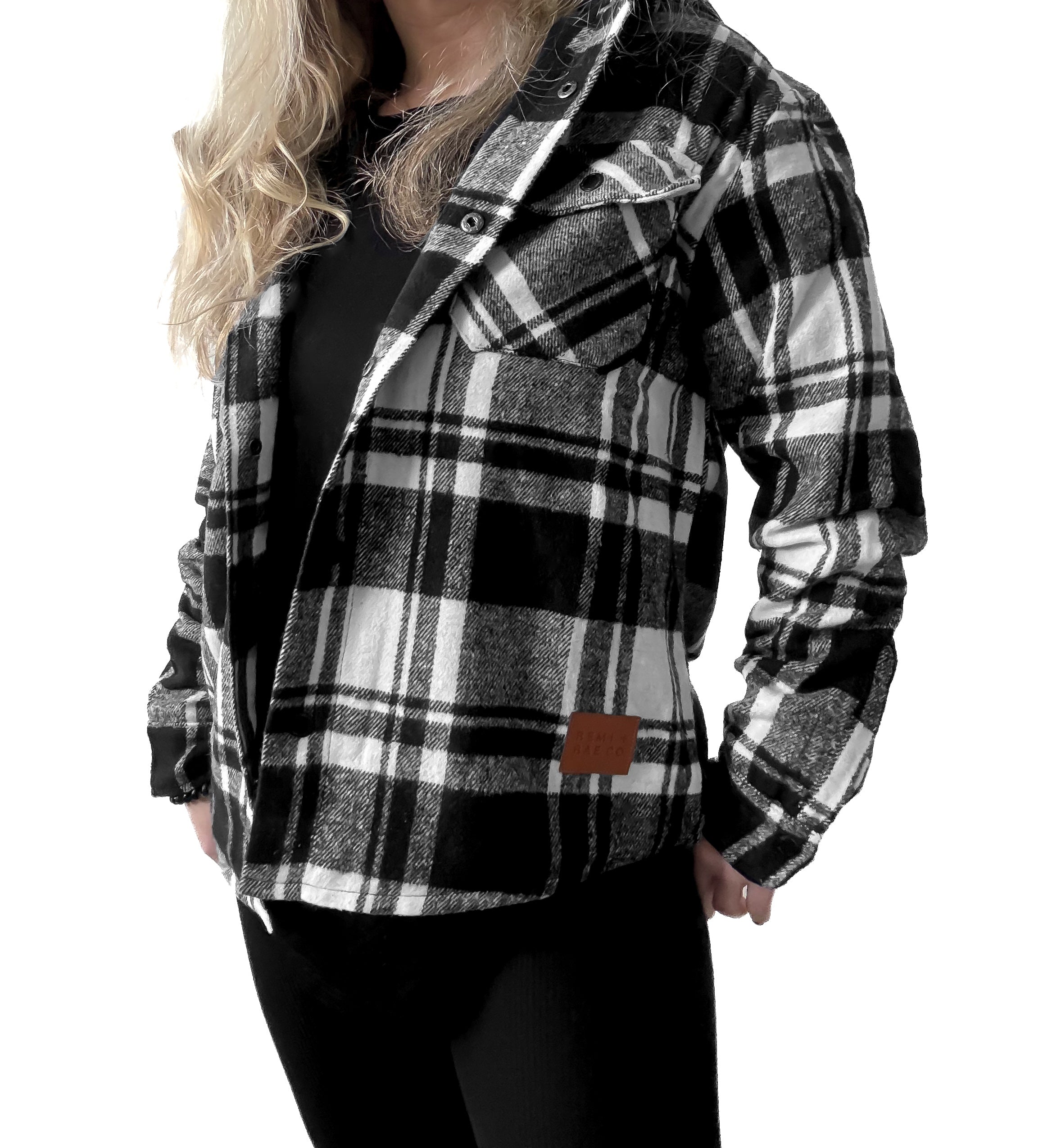 Adult - Hooded Flannel Jacket - Classic