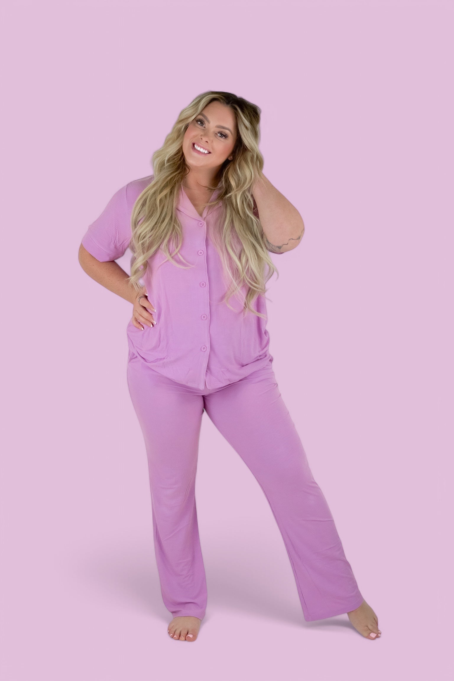 Forever Lilac Rib Women's Dream Set