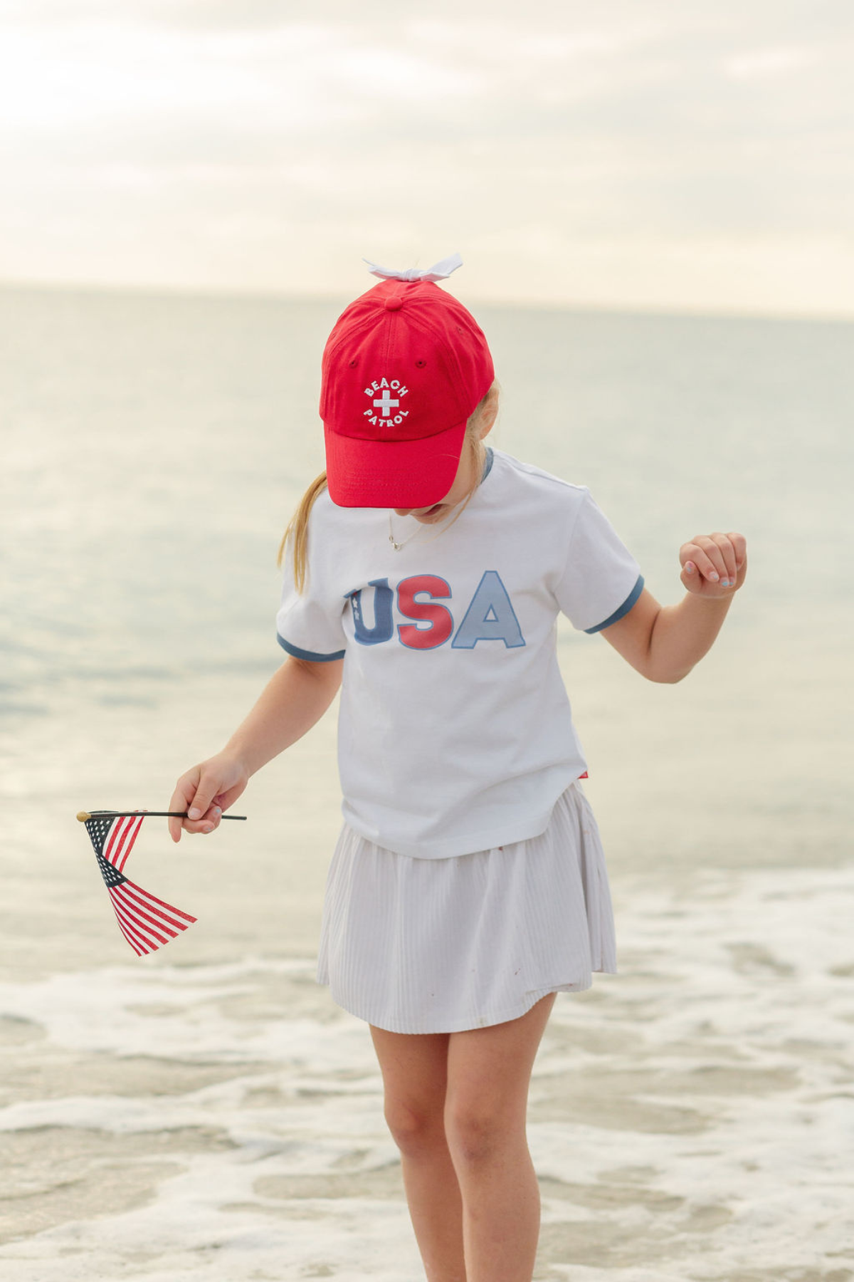 Beach Patrol Bow Baseball Hat (baby, Youth)