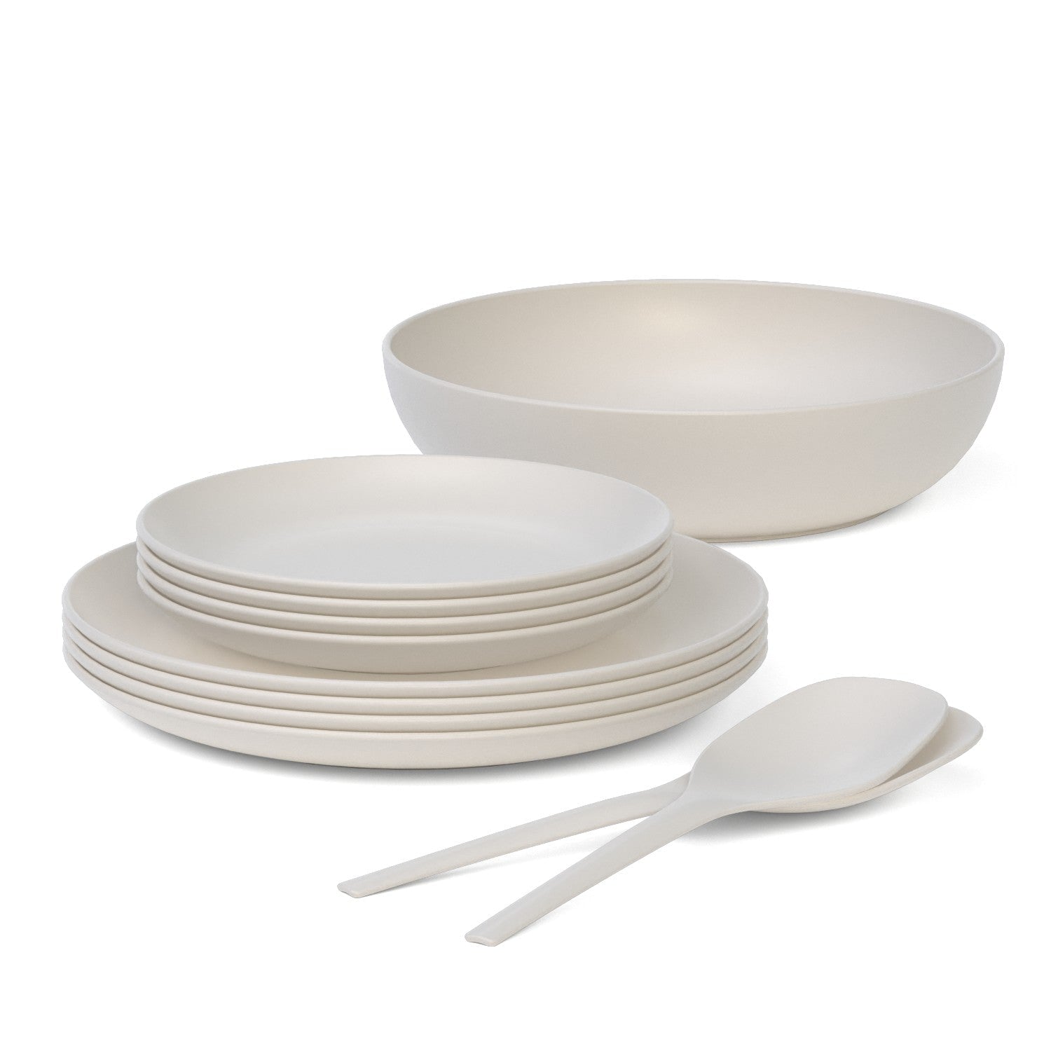 11" Round Dinner Plate Set Of 4 - Off White
