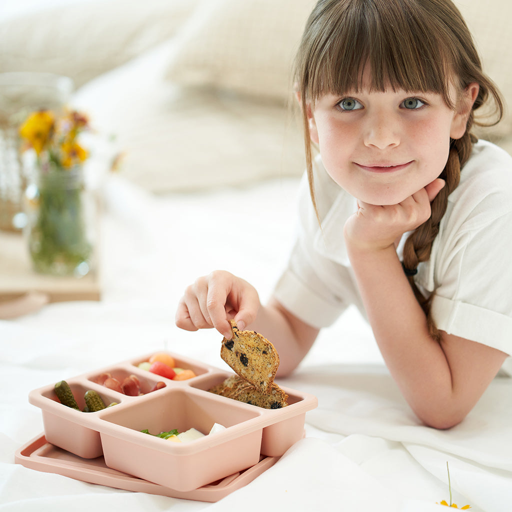 Silicone Bento Box Solid Ripe Peach