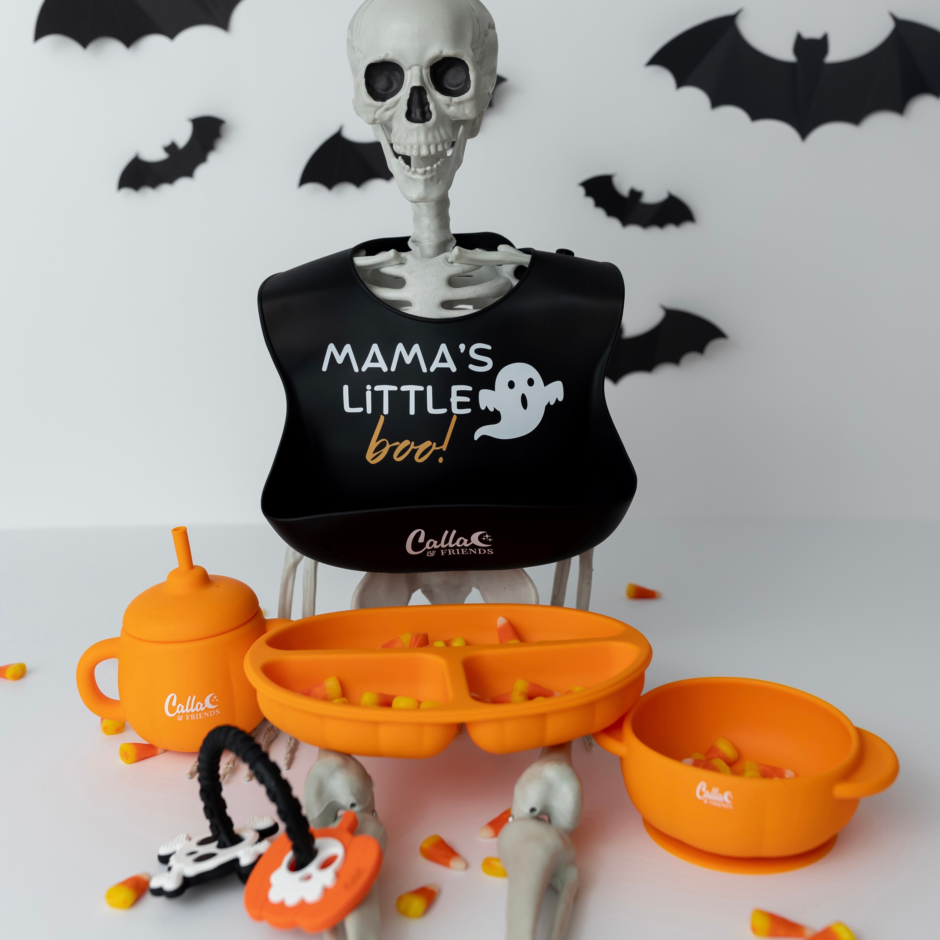 The Pumpkin Patch Suction Bowl