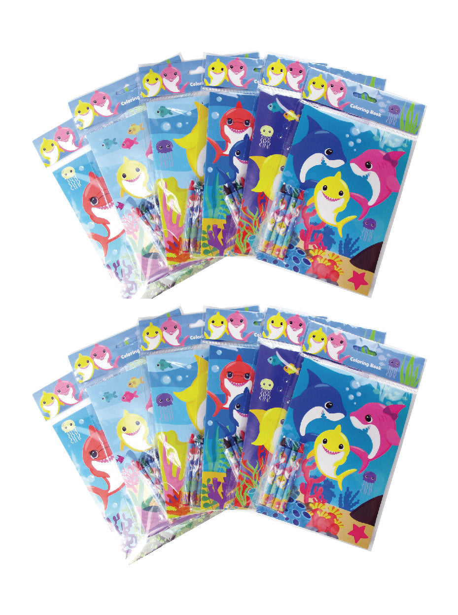 Shark Family Party Favor Bundle For 12 Kids