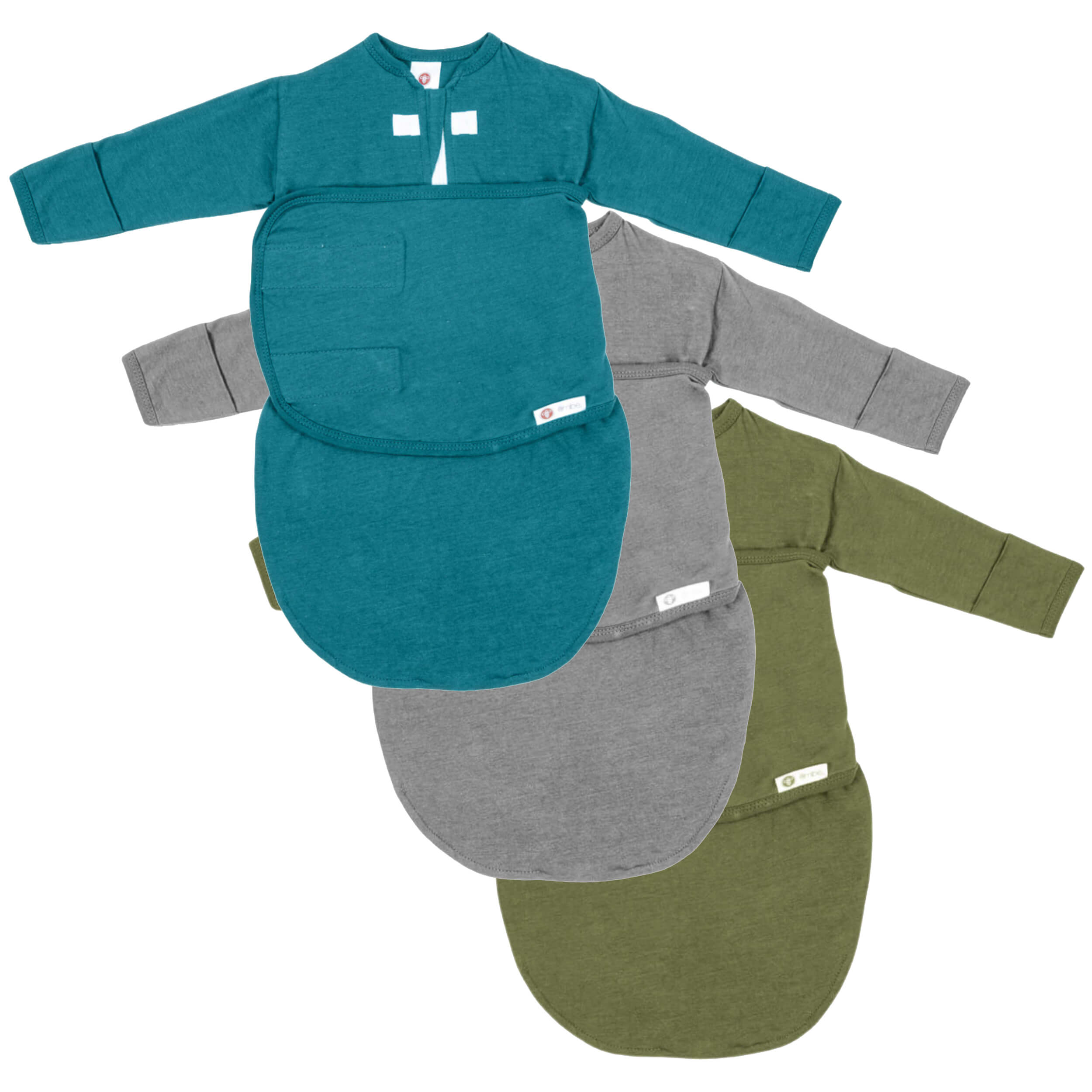 3-pack Long Sleeves Swaddle Sack Bundle