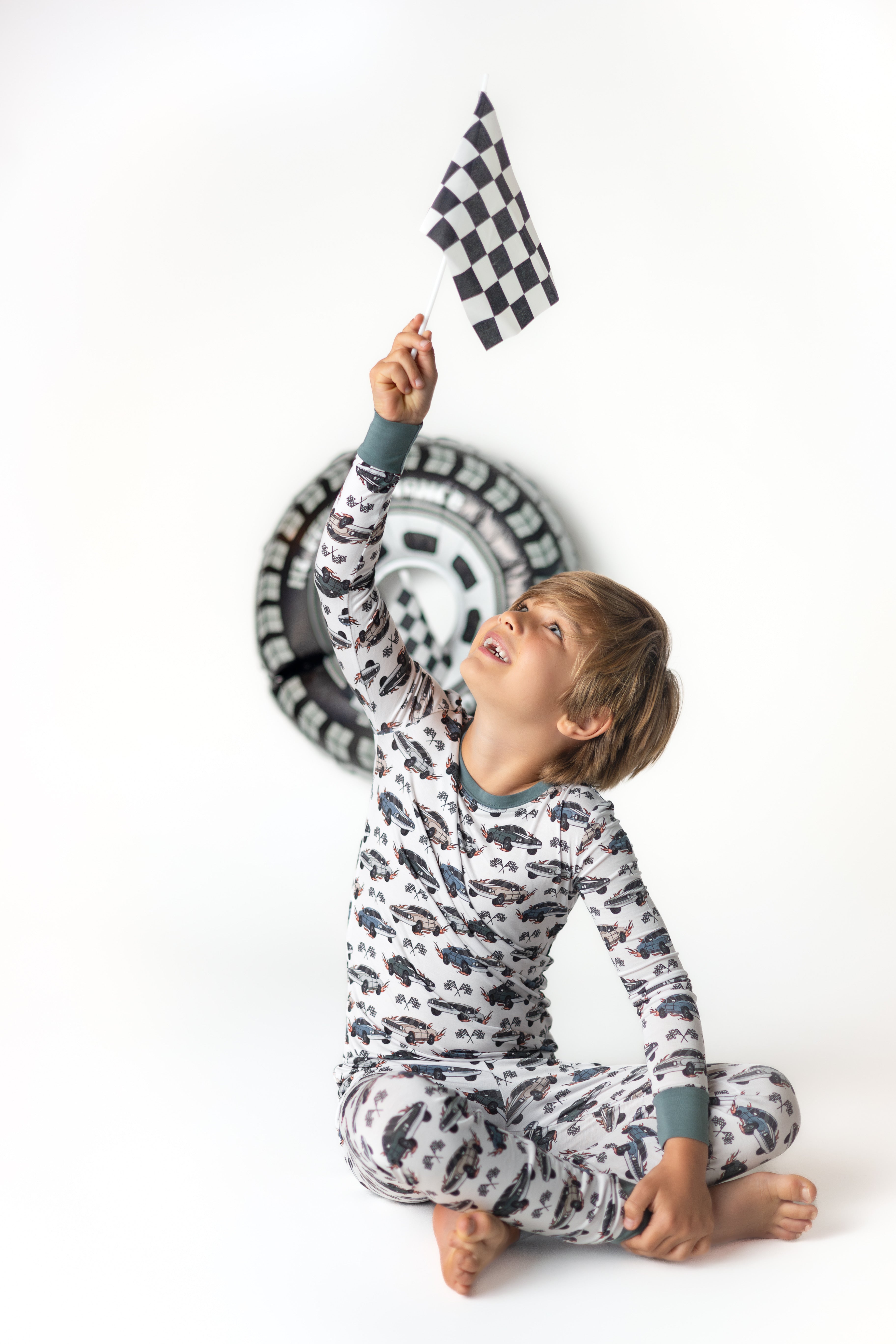 Blazin' Cars | Two Piece Pajama Set