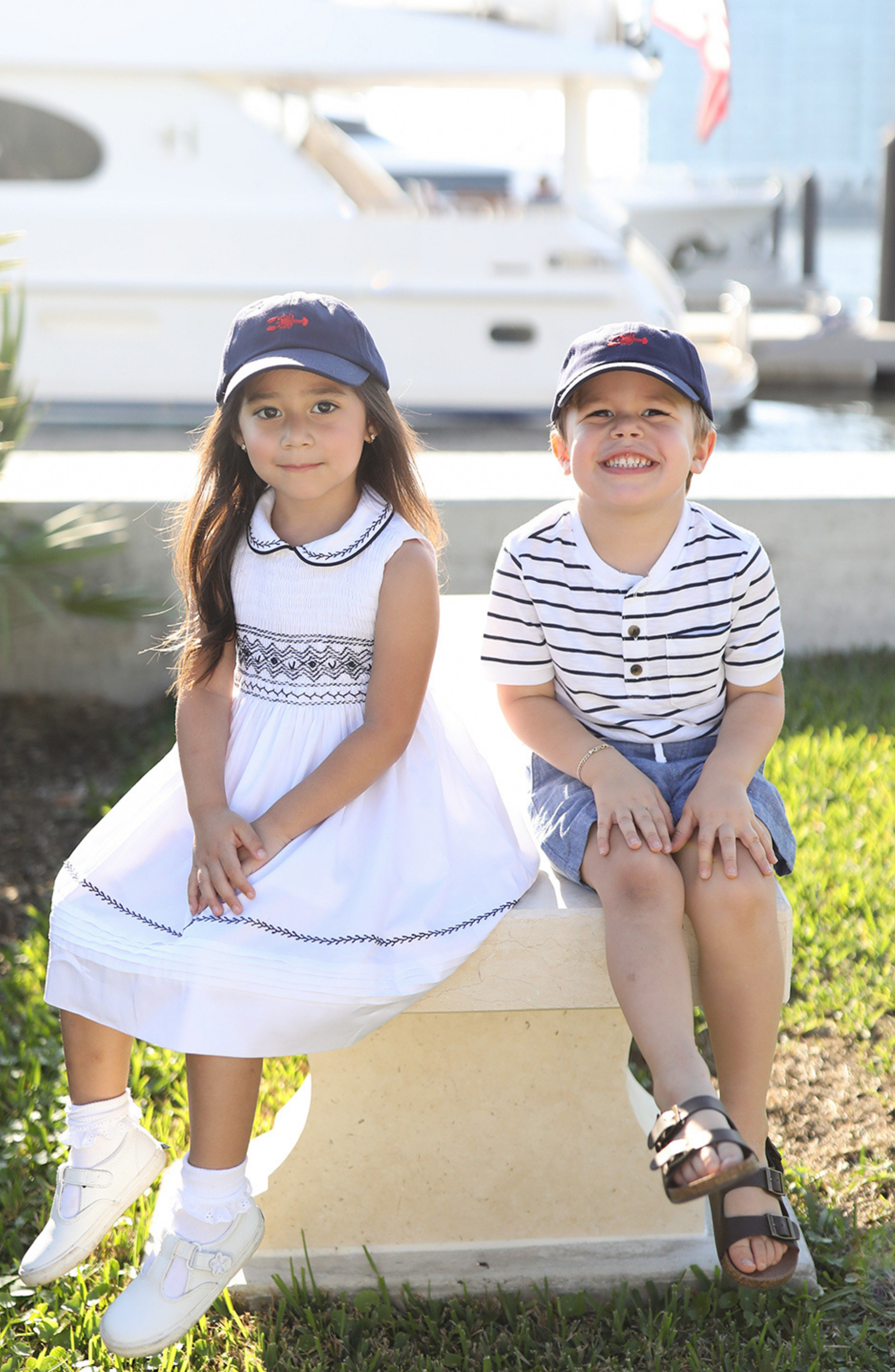 Lobster Bow Baseball Hat (girls)