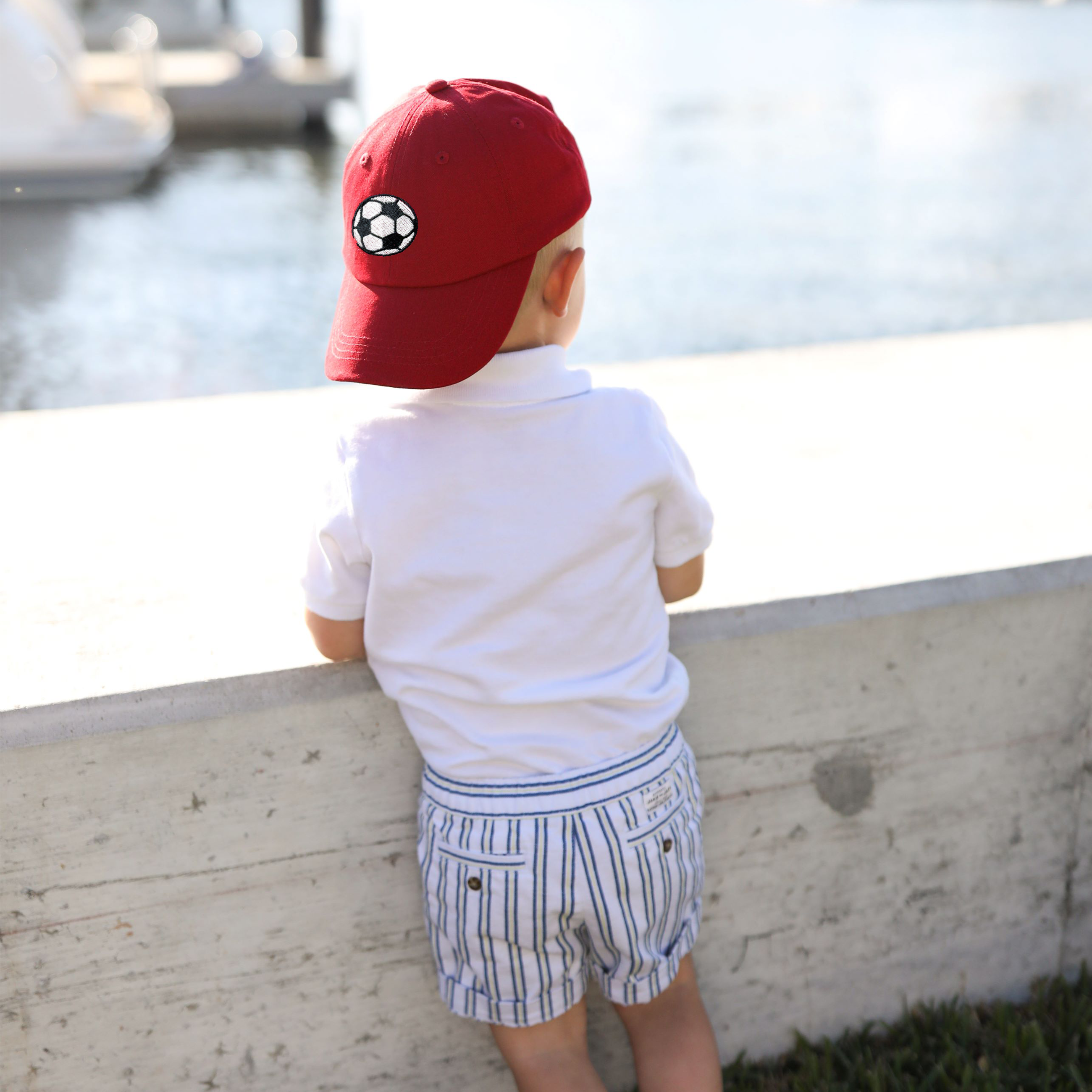 Soccer Baseball Hat (baby/toddler, Youth)