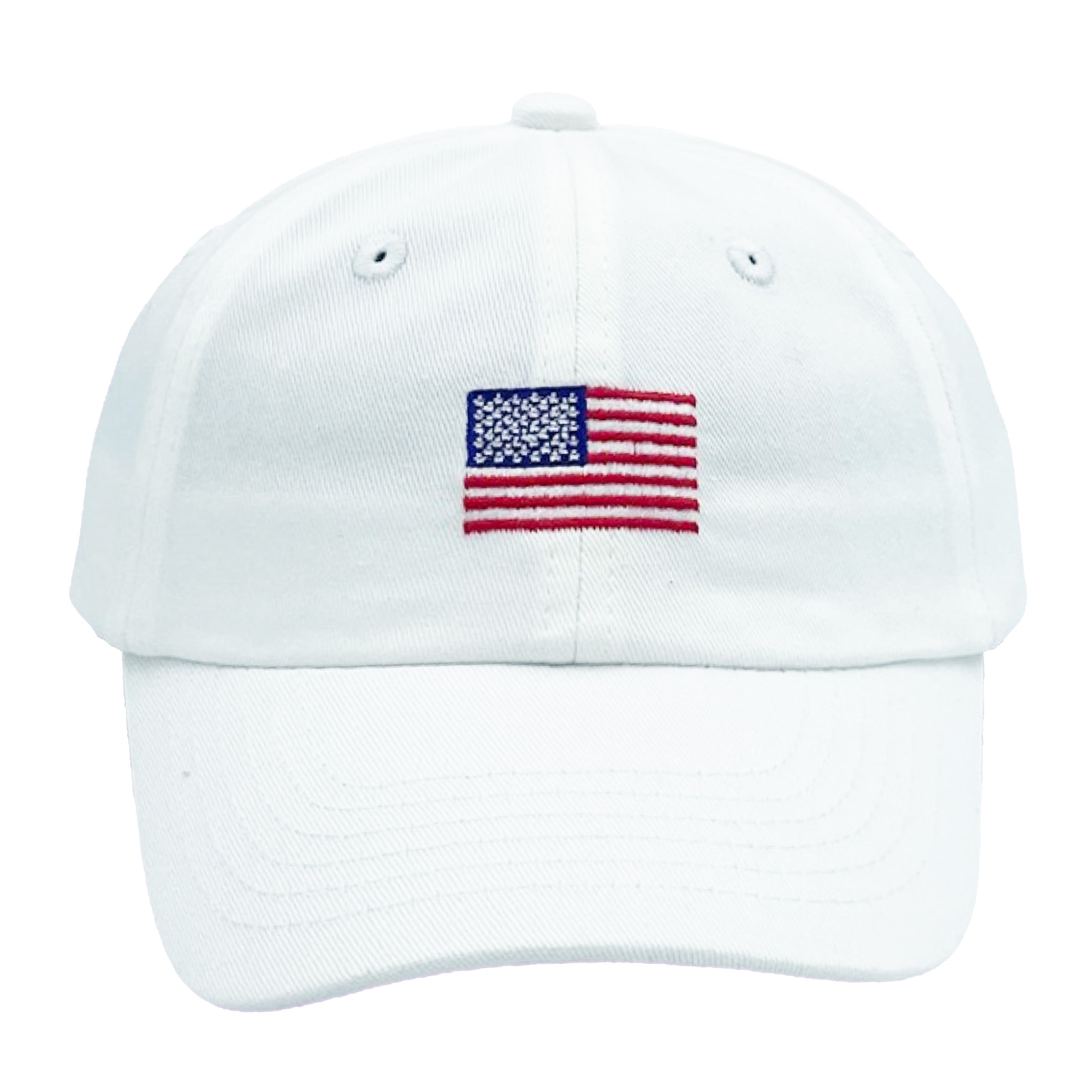 American Flag Bow Baseball Hat (girls)