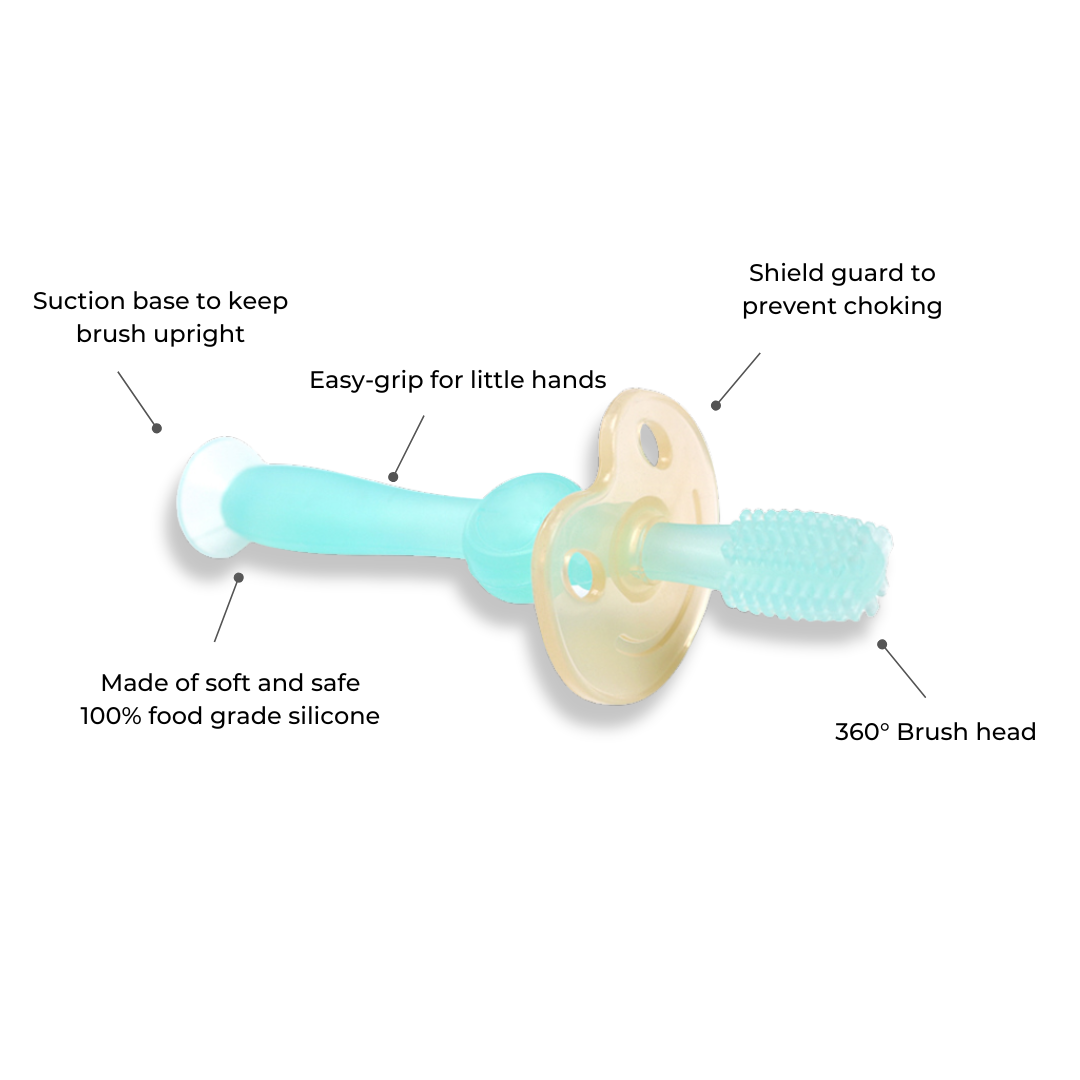 Haakaa 360° Silicone Toothbrush 1 Pk