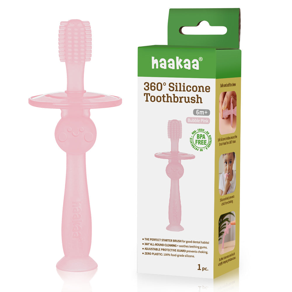 Haakaa 360° Silicone Toothbrush 1 Pk