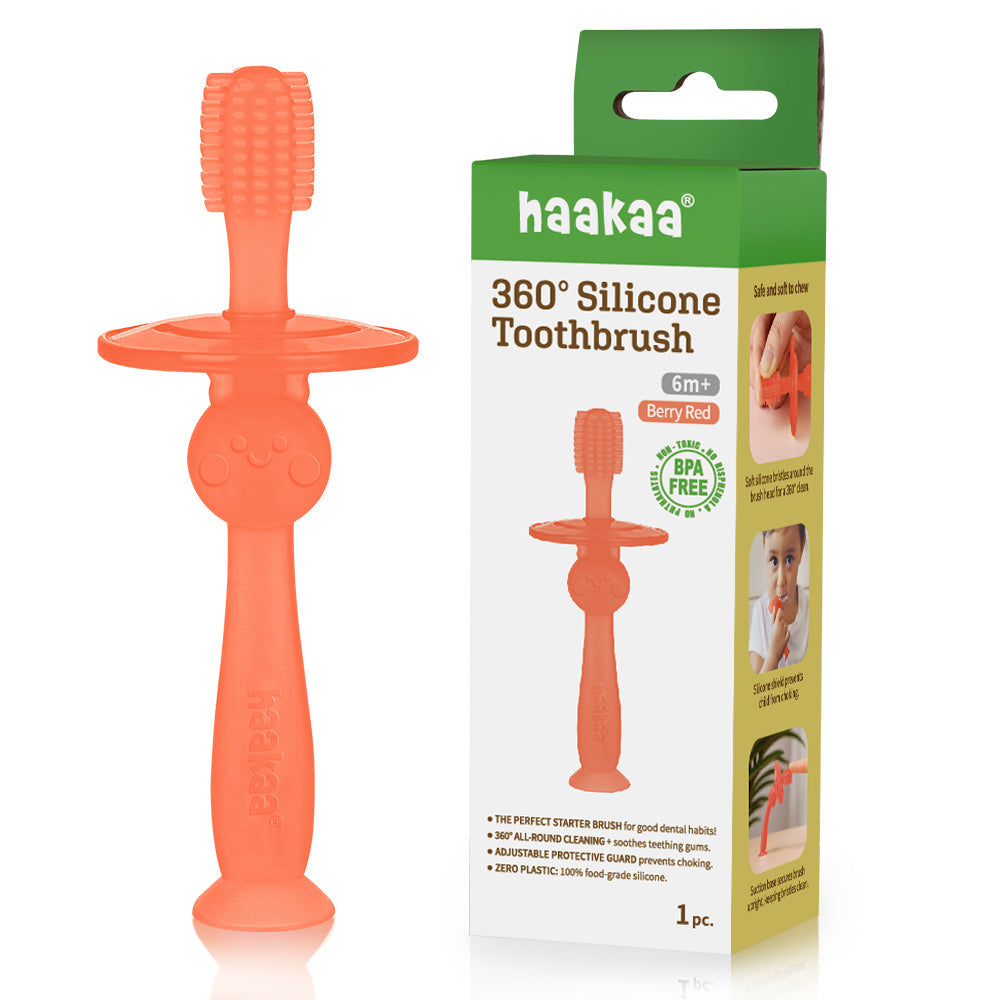 Haakaa 360° Silicone Toothbrush 1 Pk