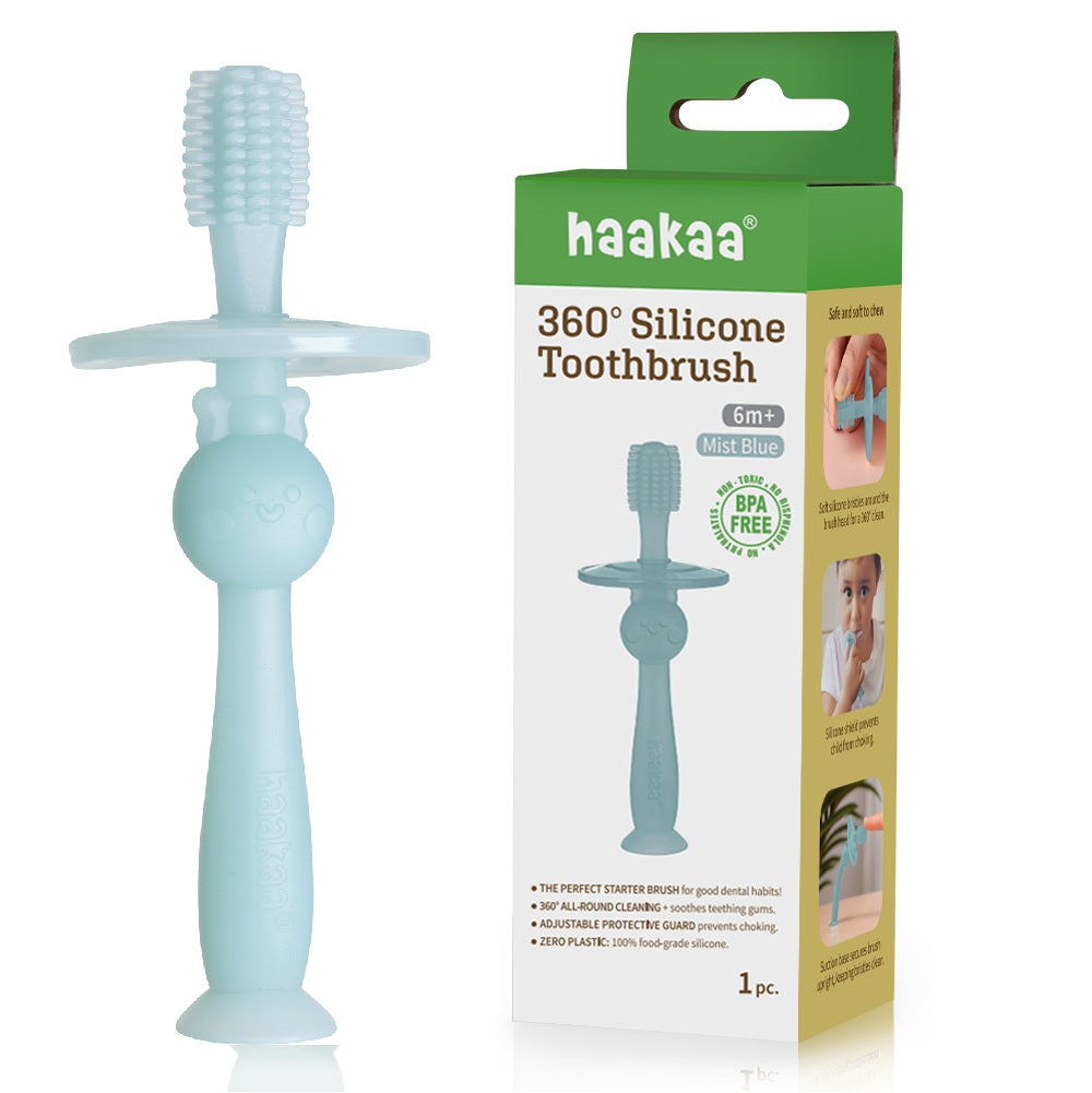Haakaa 360° Silicone Toothbrush 1 Pk