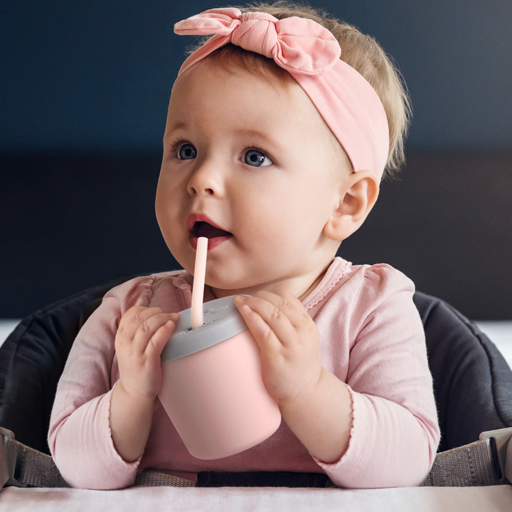 Haakaa Jolly hippo silicone sippy cup 1 Pk