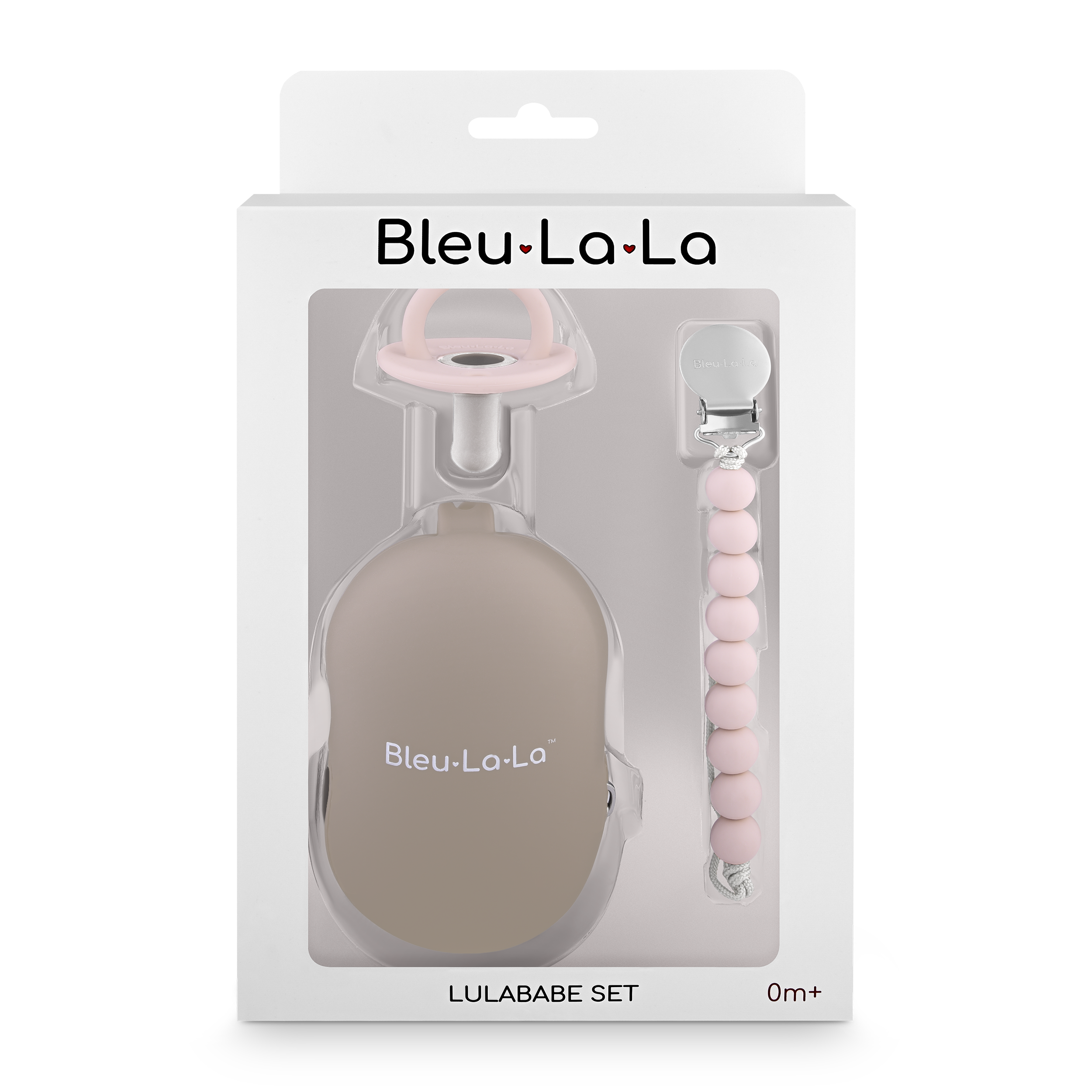 Gift Set - Lulababe Pacifier, Clip, And Case Gift Set By Bleu La La