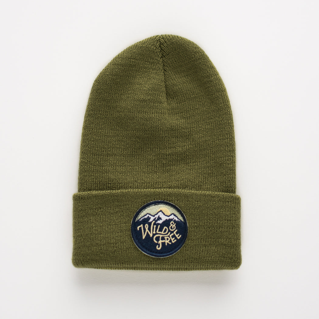Wild & Free - Moss Kids Beanie