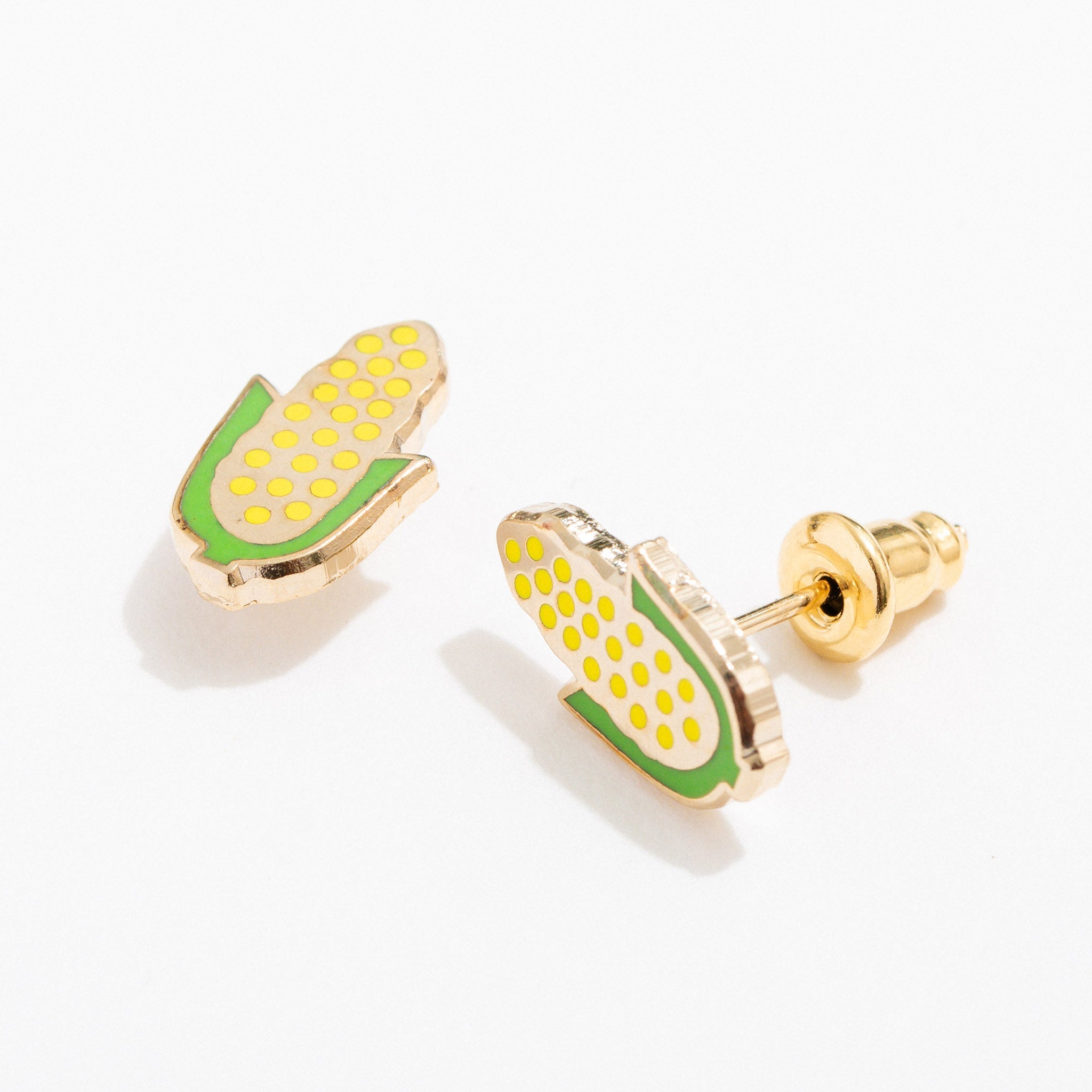 Corn On The Cob Stud Earrings