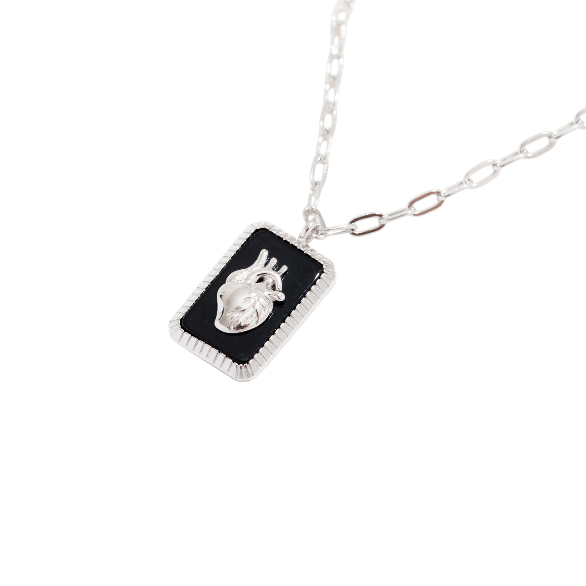 Anatomical Heart Pendant Necklace