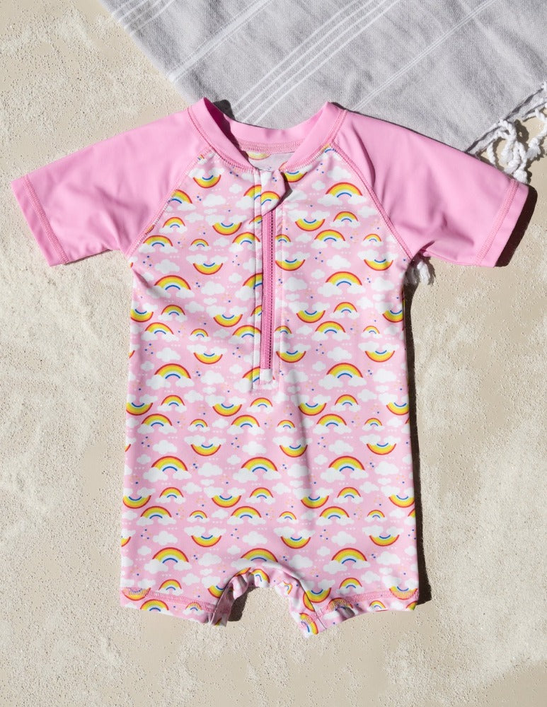 Baby One Piece Rash Guard Upf 50+
