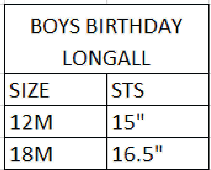 Boys Smocked First Birthday Jon Jon