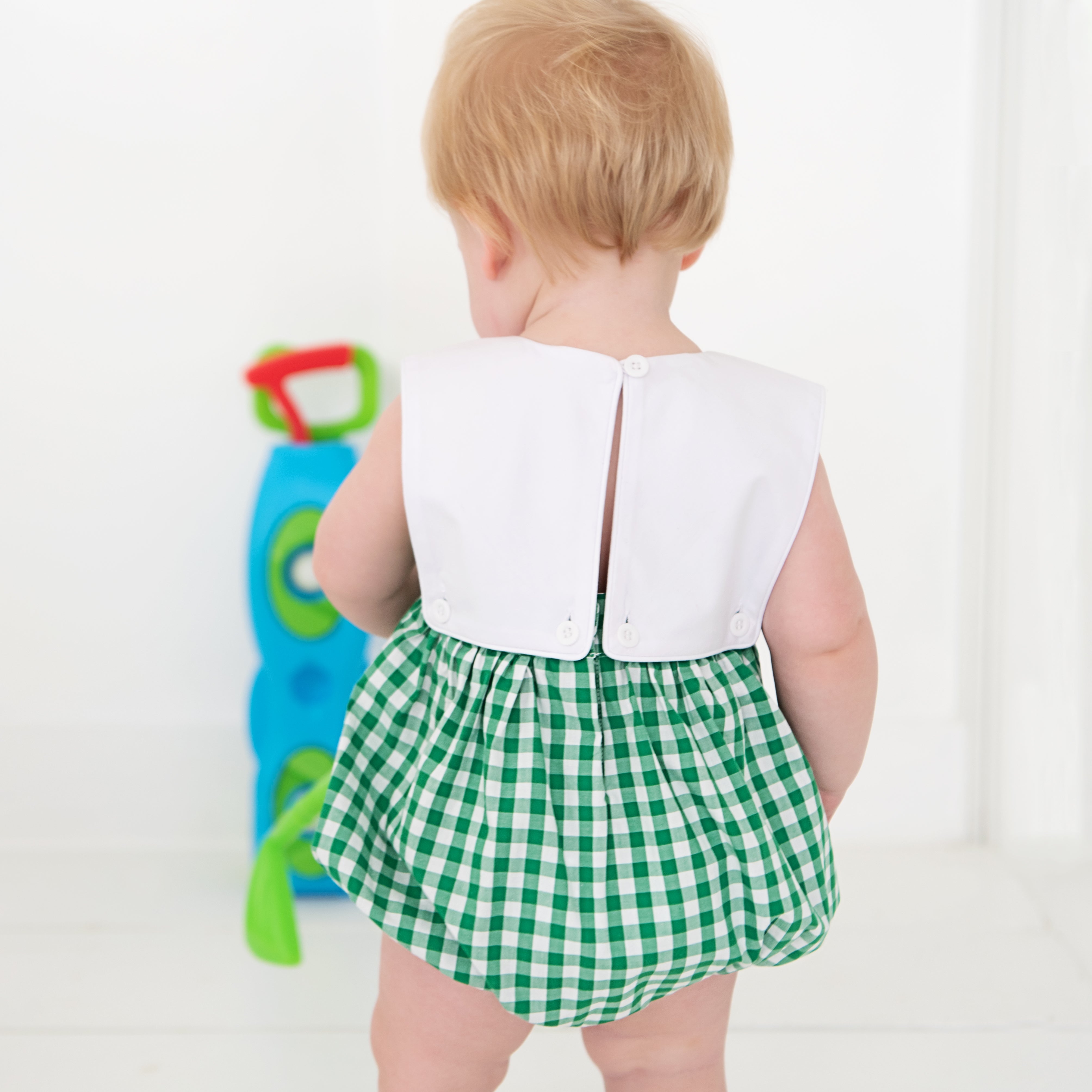 Hole-in-one First Birthday Boys Reversible Golf Bubble