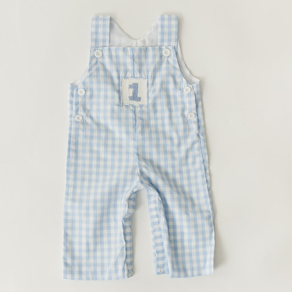 Boys Smocked First Birthday Jon Jon