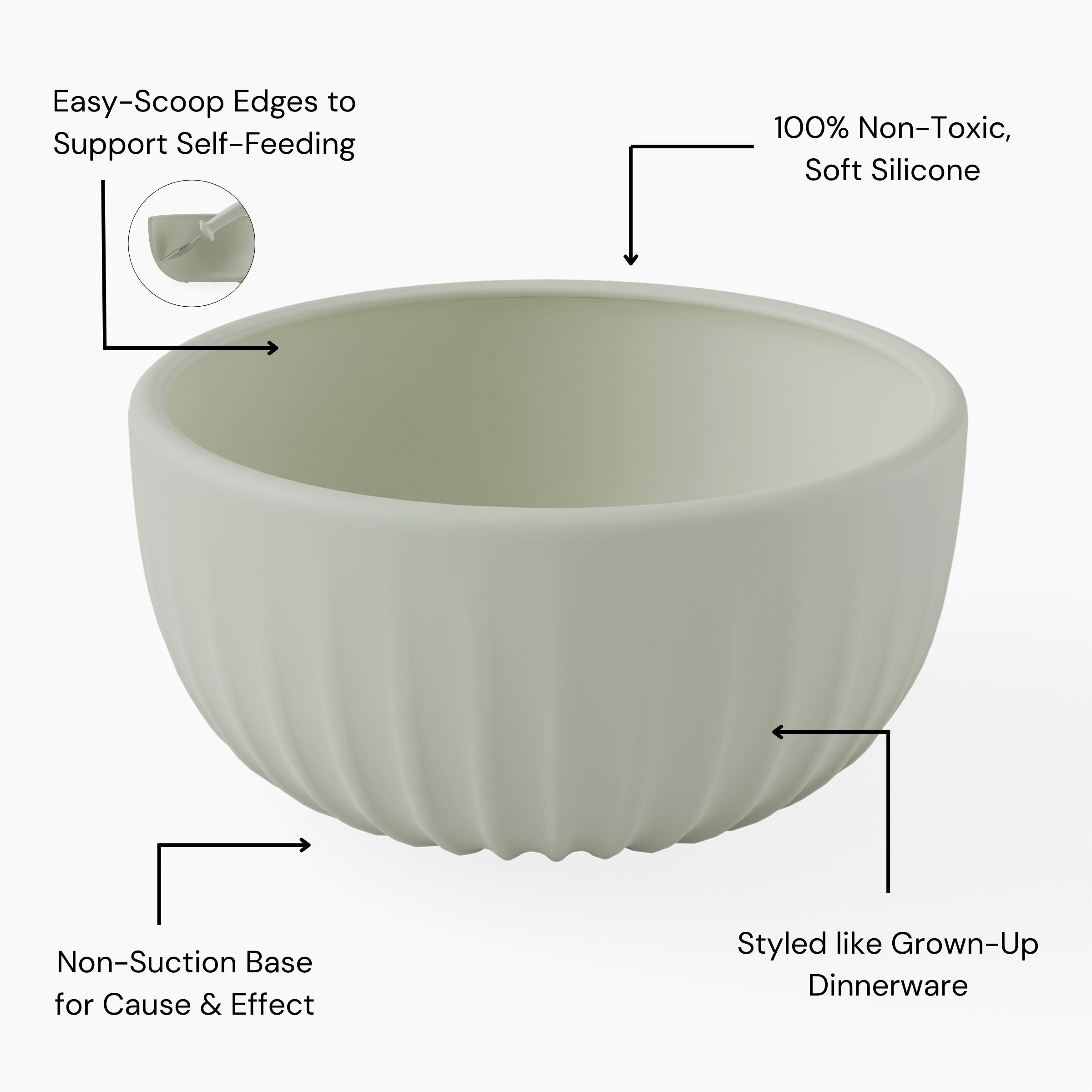 Henley Silicone Bowl