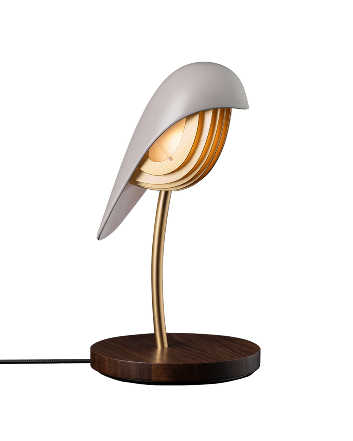 Desk Lamp Bird Almond Beige