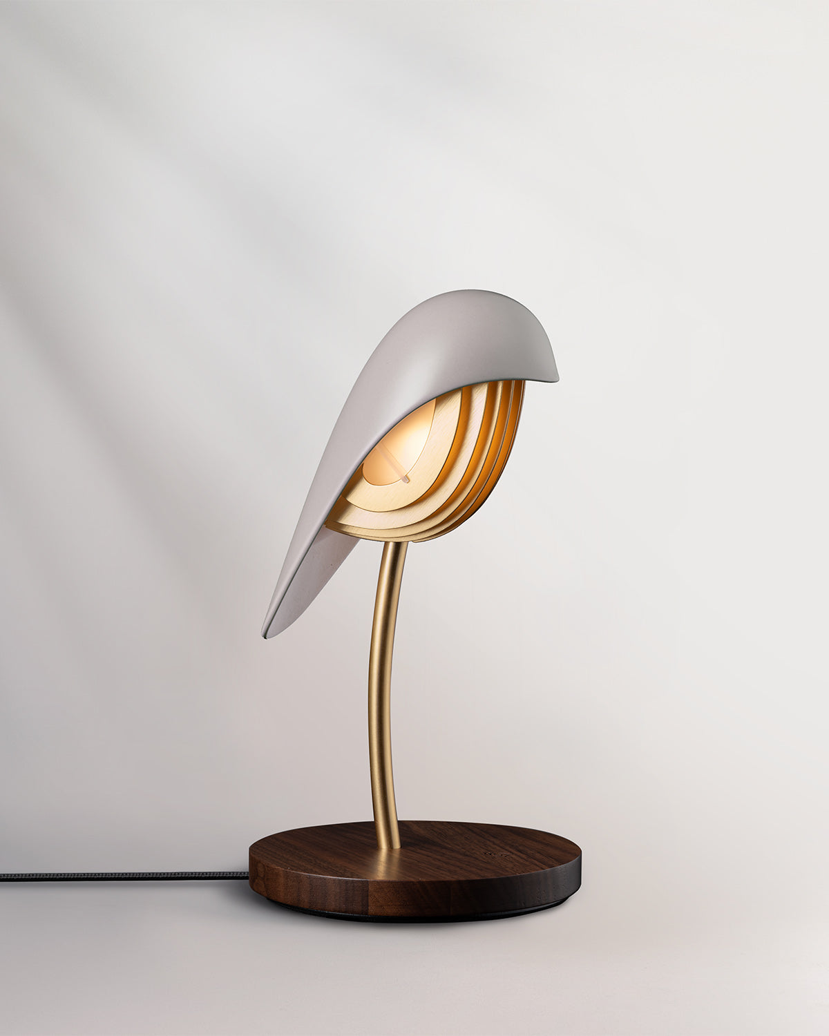 Desk Lamp Bird Almond Beige