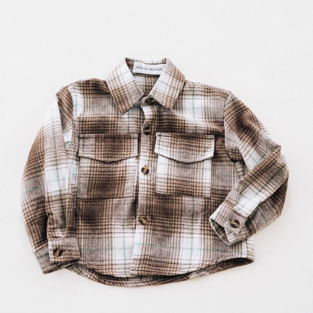 Lightweight Brown Flannel - Child