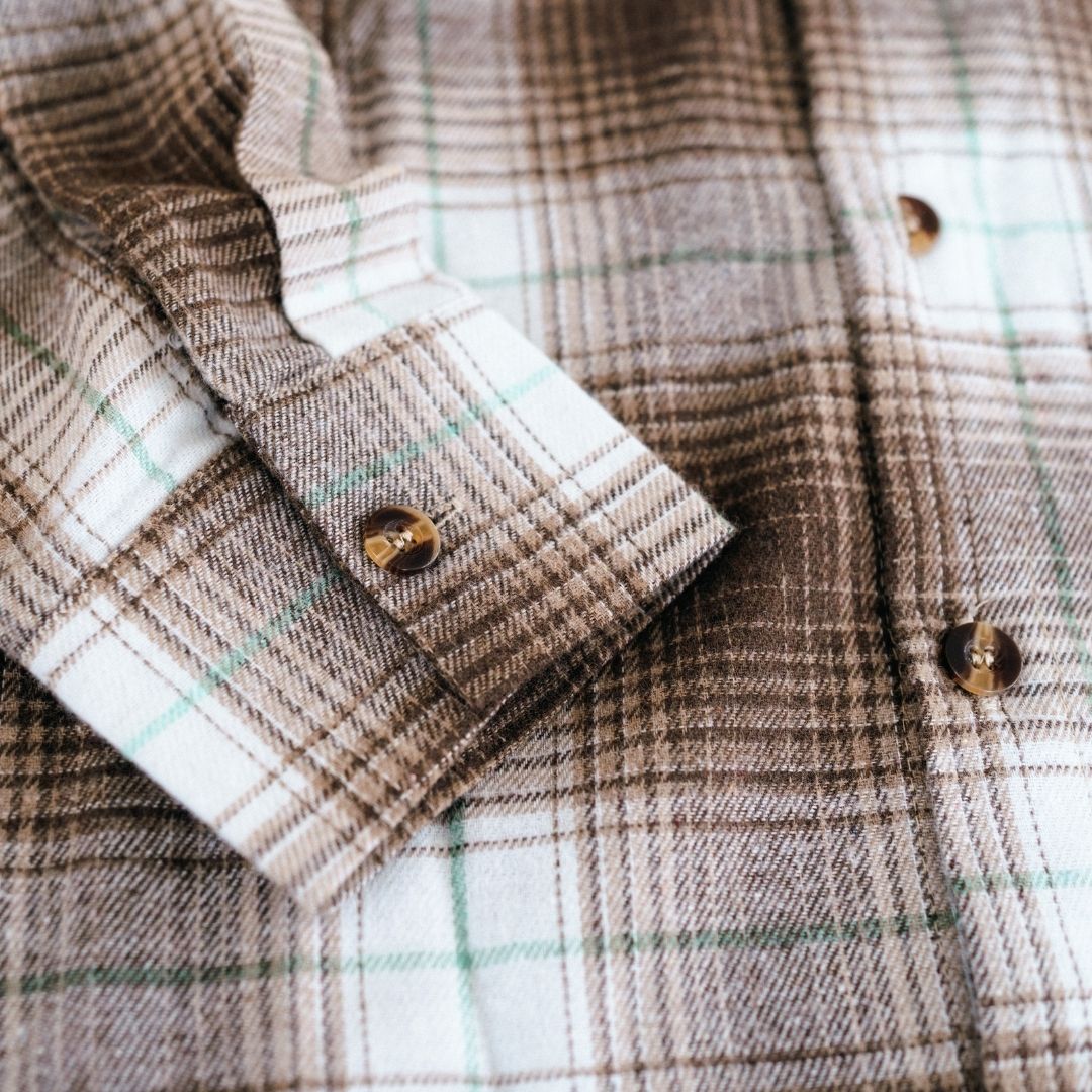 Lightweight Brown Flannel - Infant