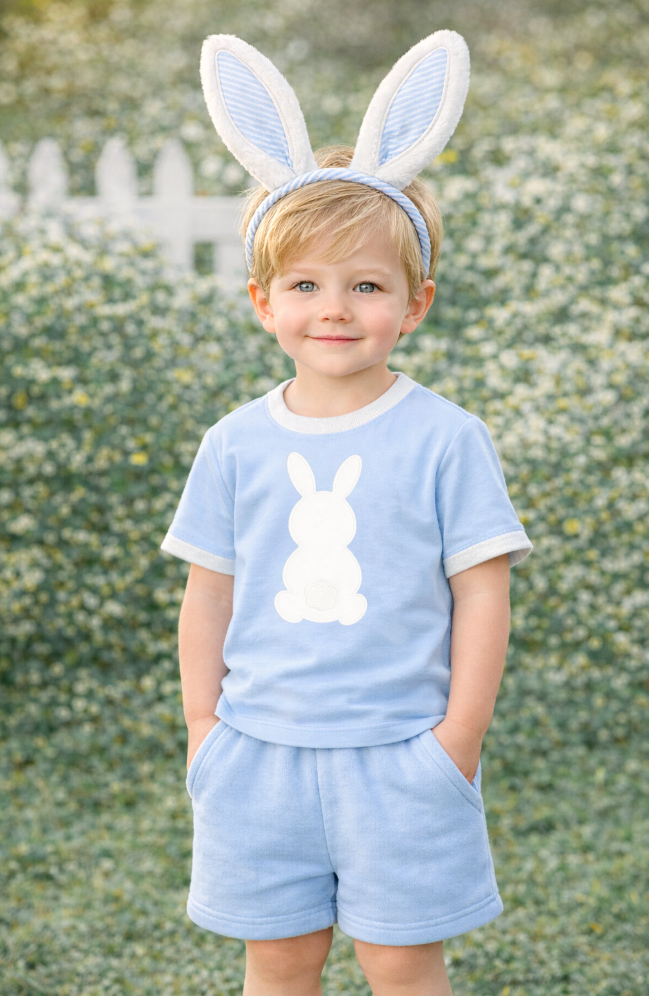 Seersucker Bunny Ears