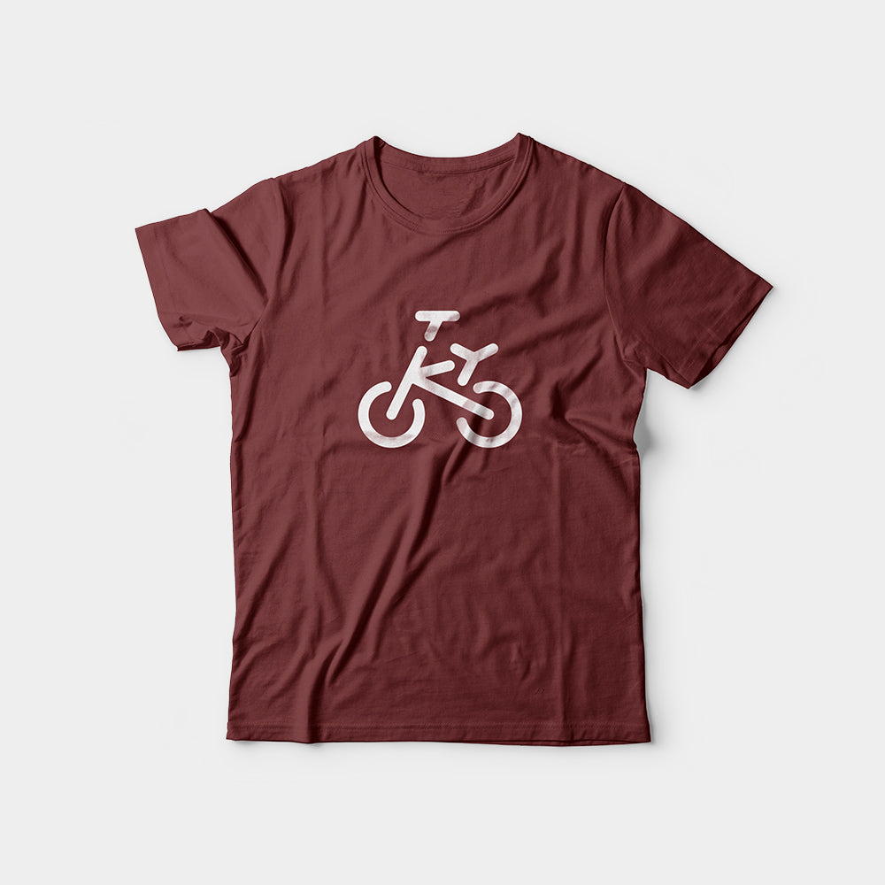 Tokyo/bike Tee, Pomegranate