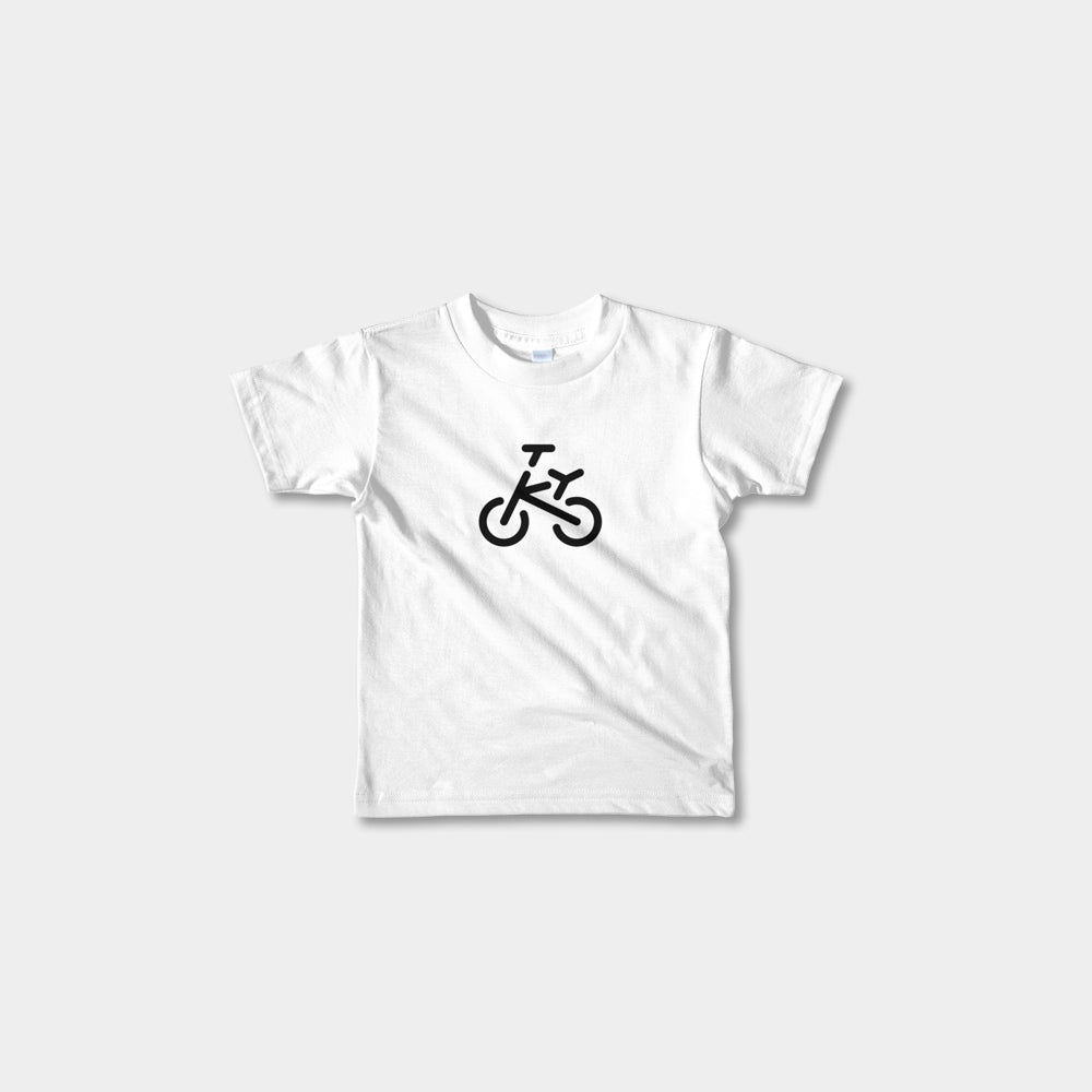 Little Tokyo/bike Tee, White