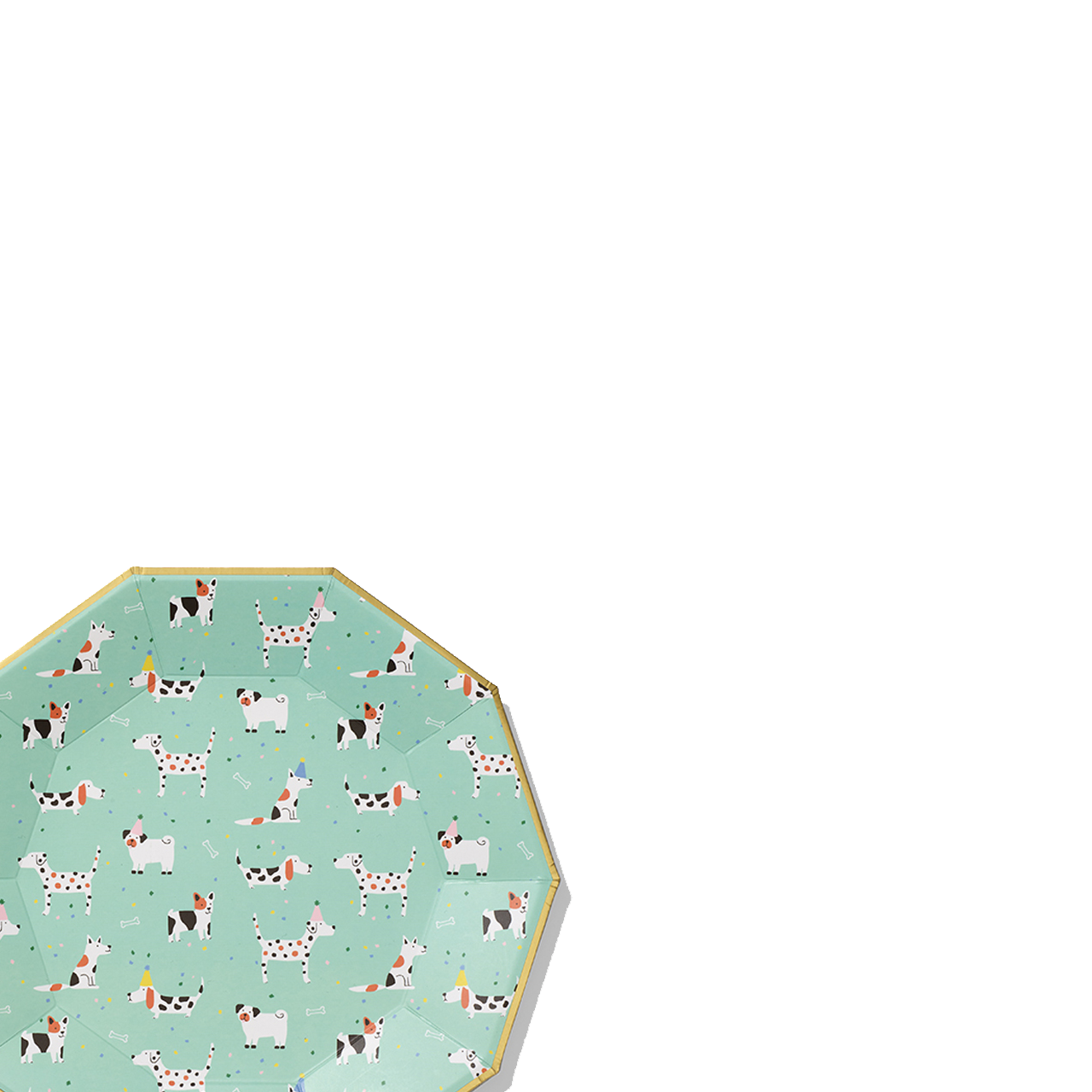 Hot Diggity Dog Large Plates (10 Per Pack)