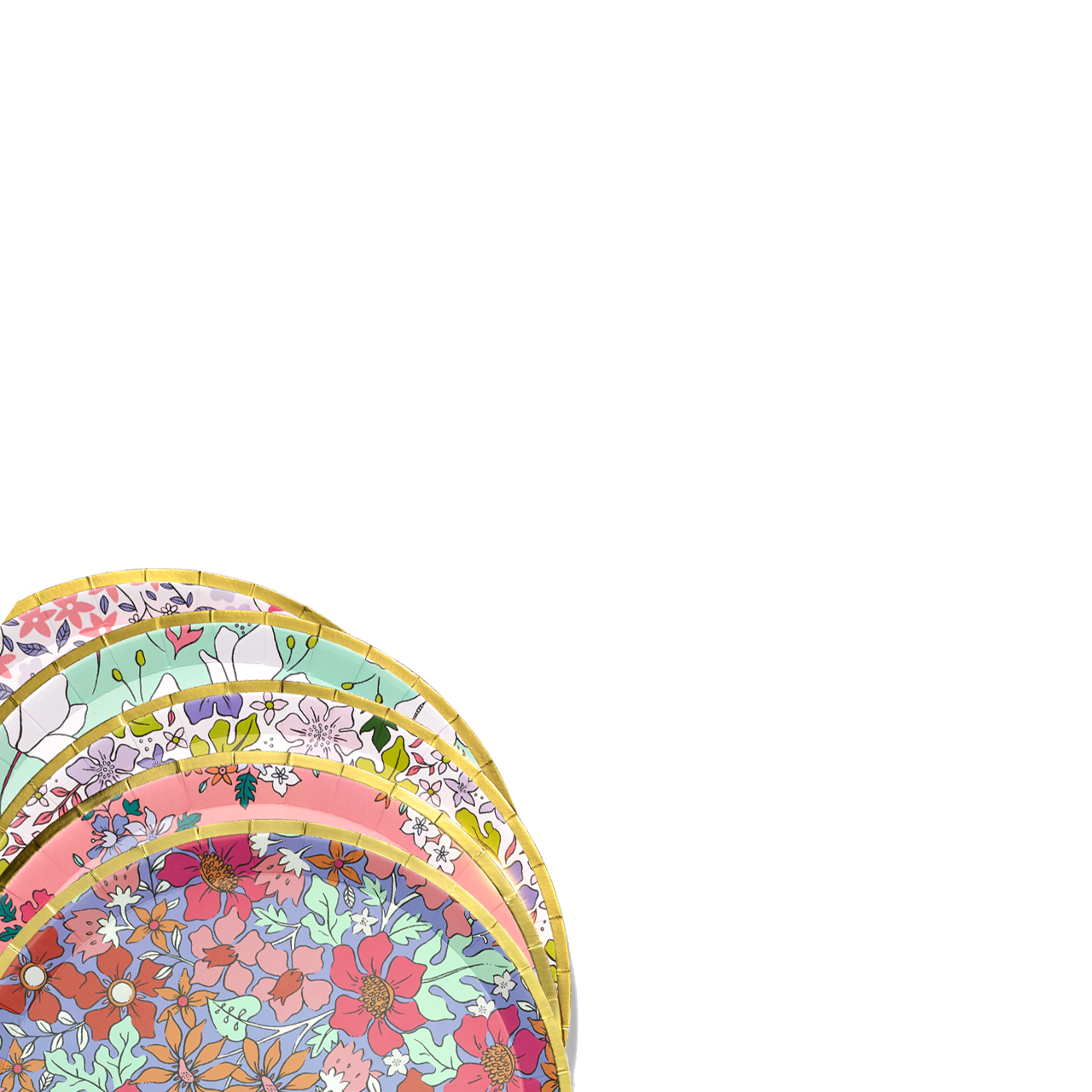 In Full Bloom Large Plates (10 Per Pack)