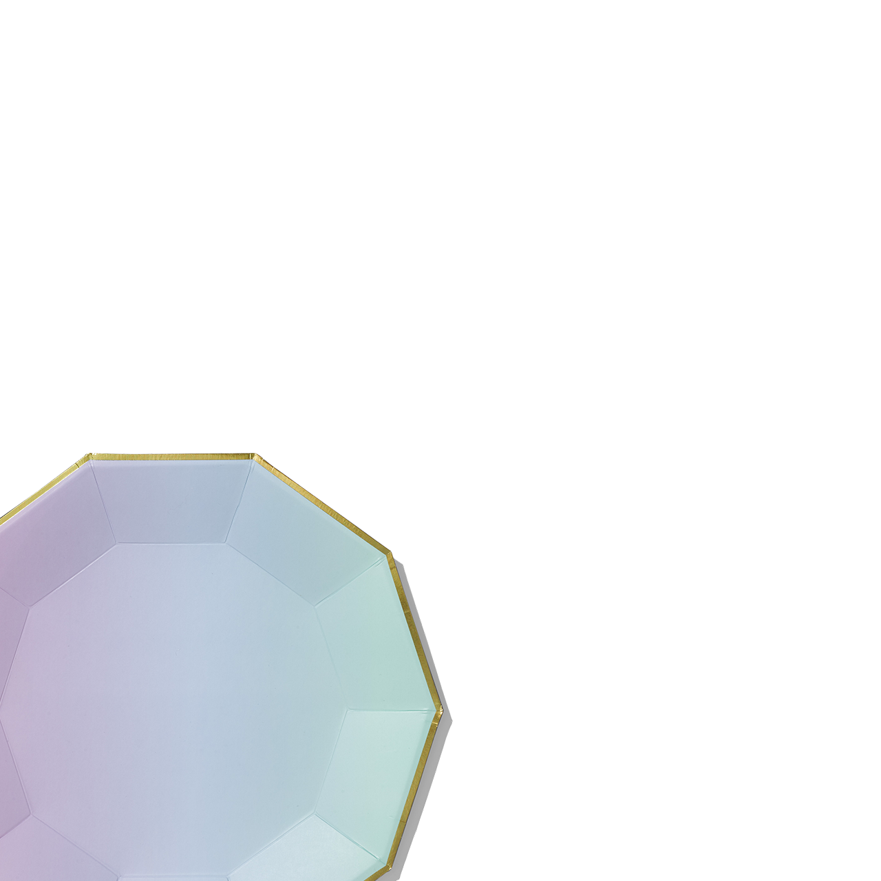 Yes Way, Ombre Large Plates (10 Per Pack)