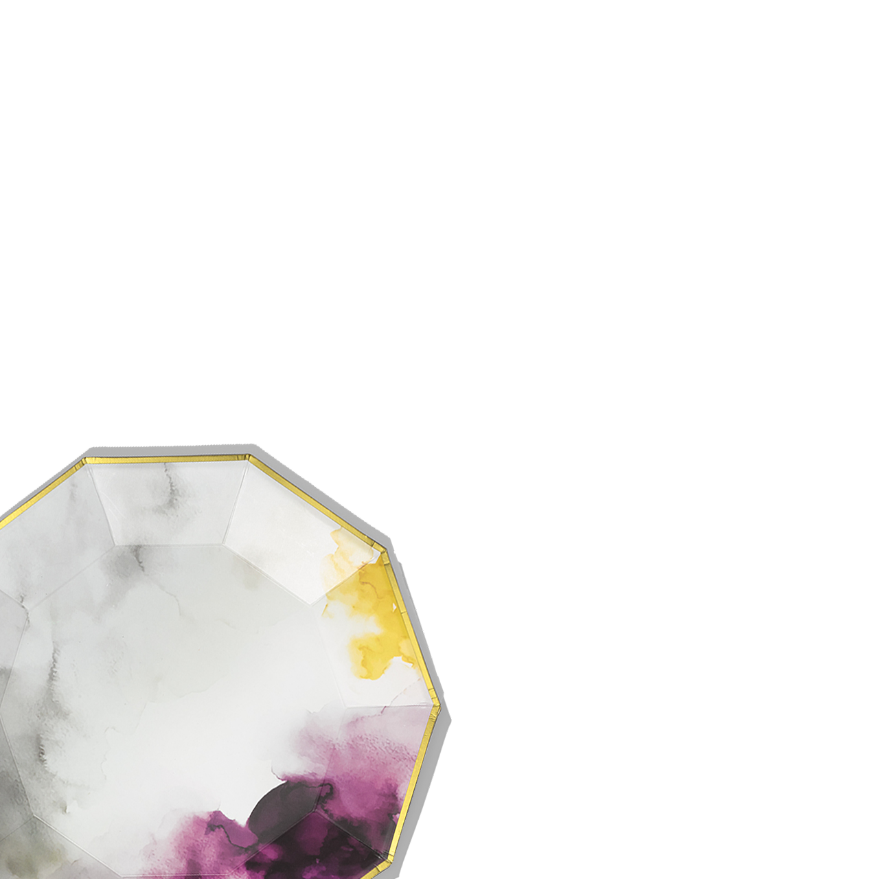 Roar + Rabbit Watercolor Large Plates (10 Per Pack)