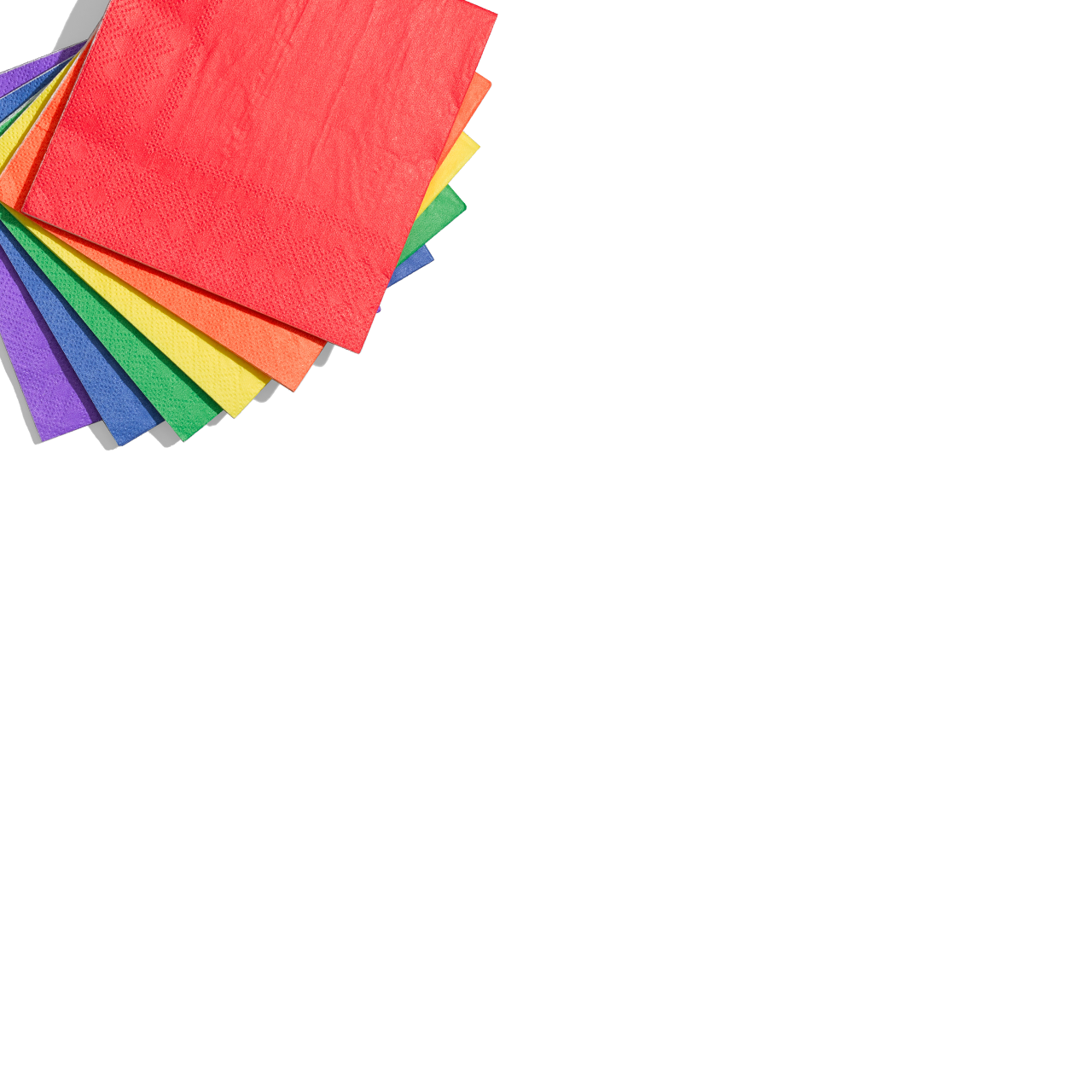 Make It Rainbow Cocktail Napkins (25 Per Pack)