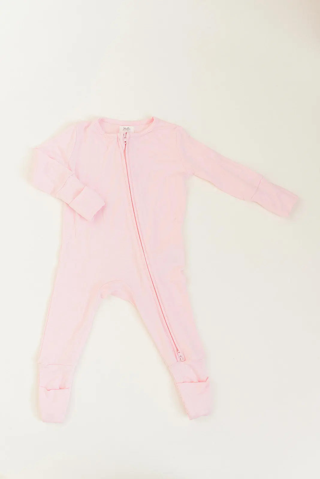 Bamboo Baby Convertible Jumpsuit 0-3 Months - Baby Pink