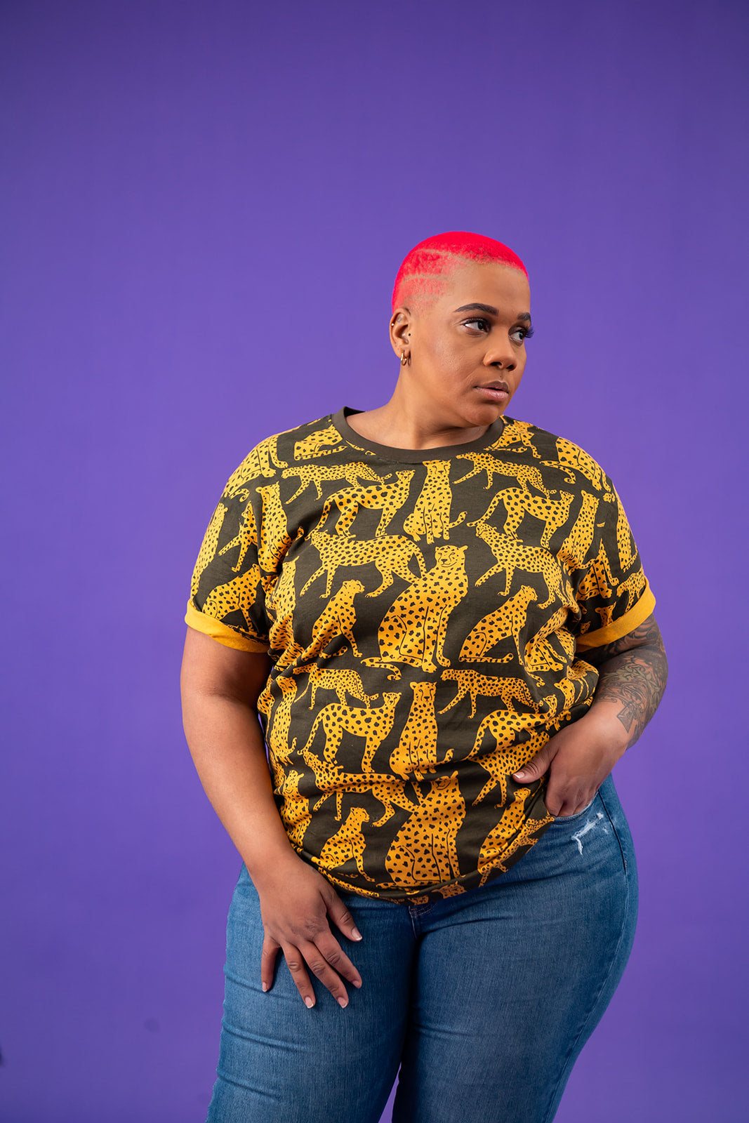 Adult Cheetah T-shirt