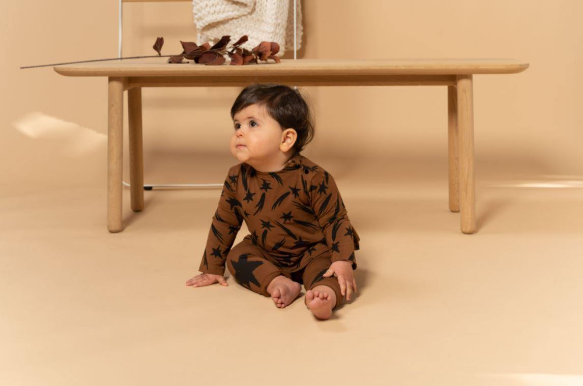 Baby Hi-low Jersey Tunic | Brown