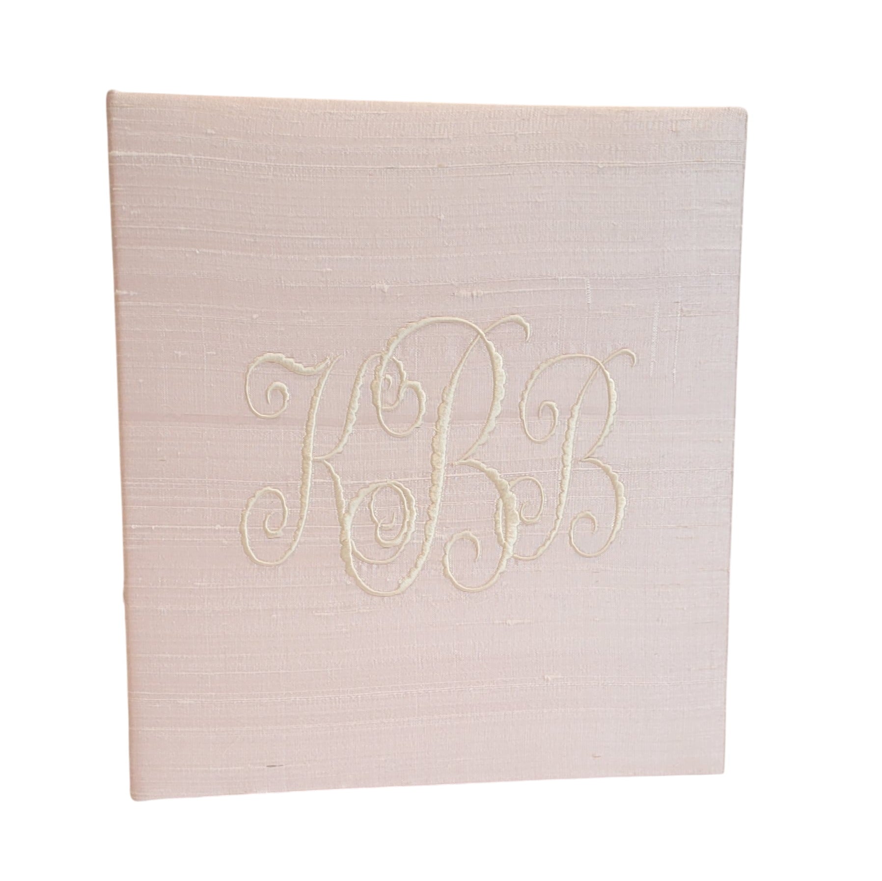 Baby Memory Book - Pink Silk (w/o Bow)