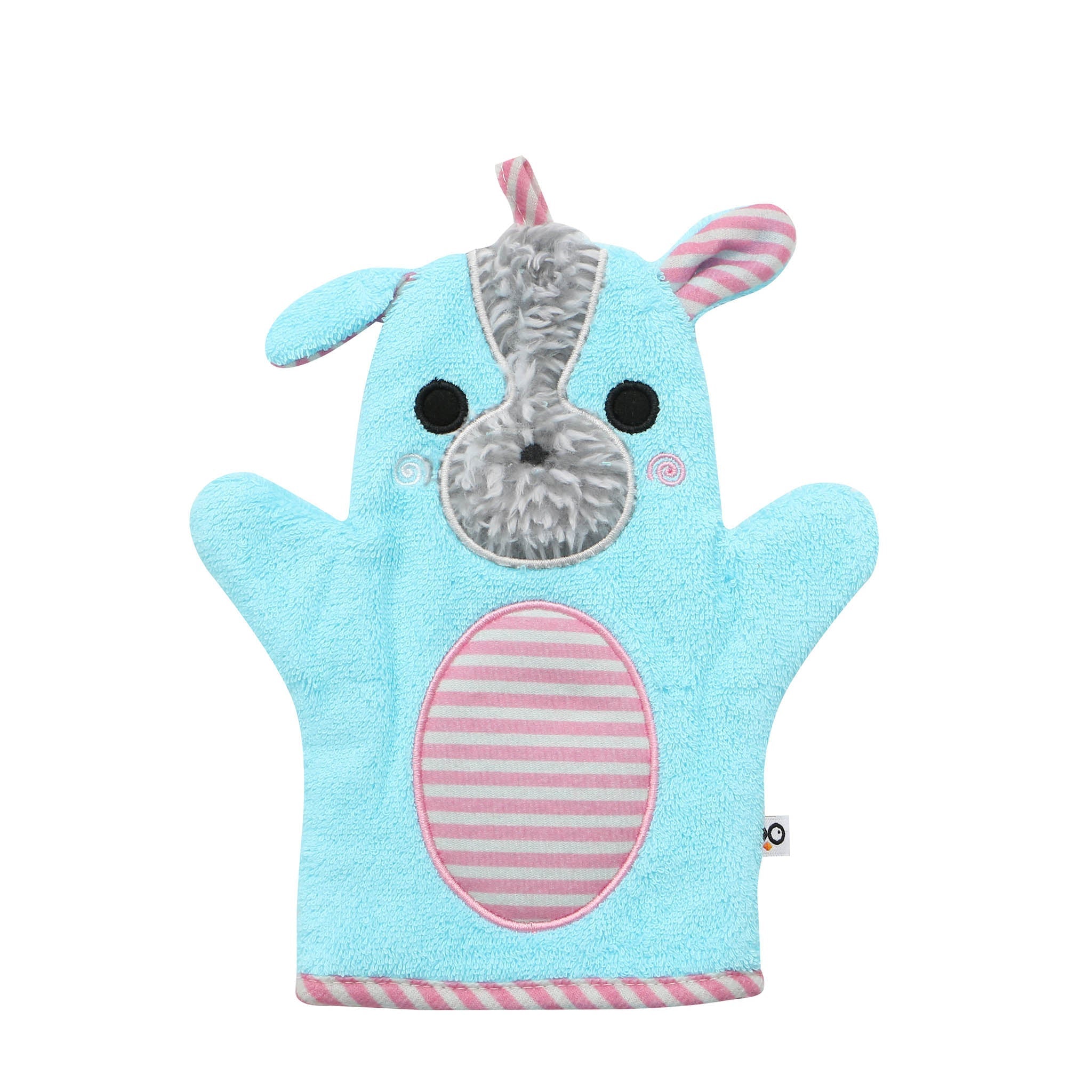 Baby Plush Terry Bath Mitt - Yoko The Yorkie