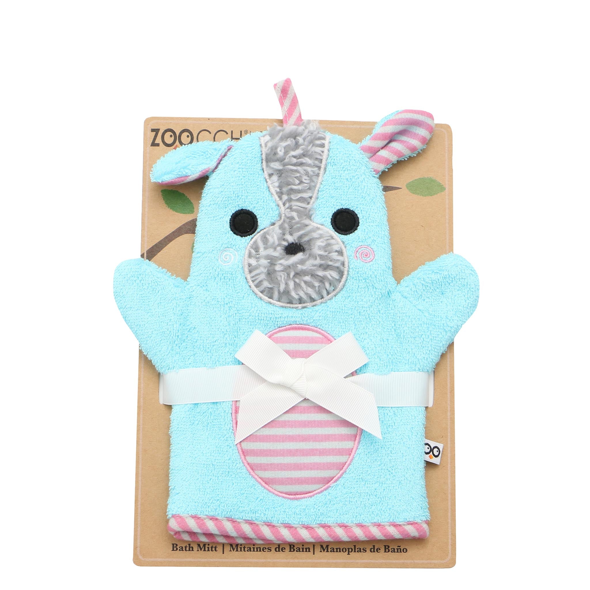 Baby Plush Terry Bath Mitt - Yoko The Yorkie